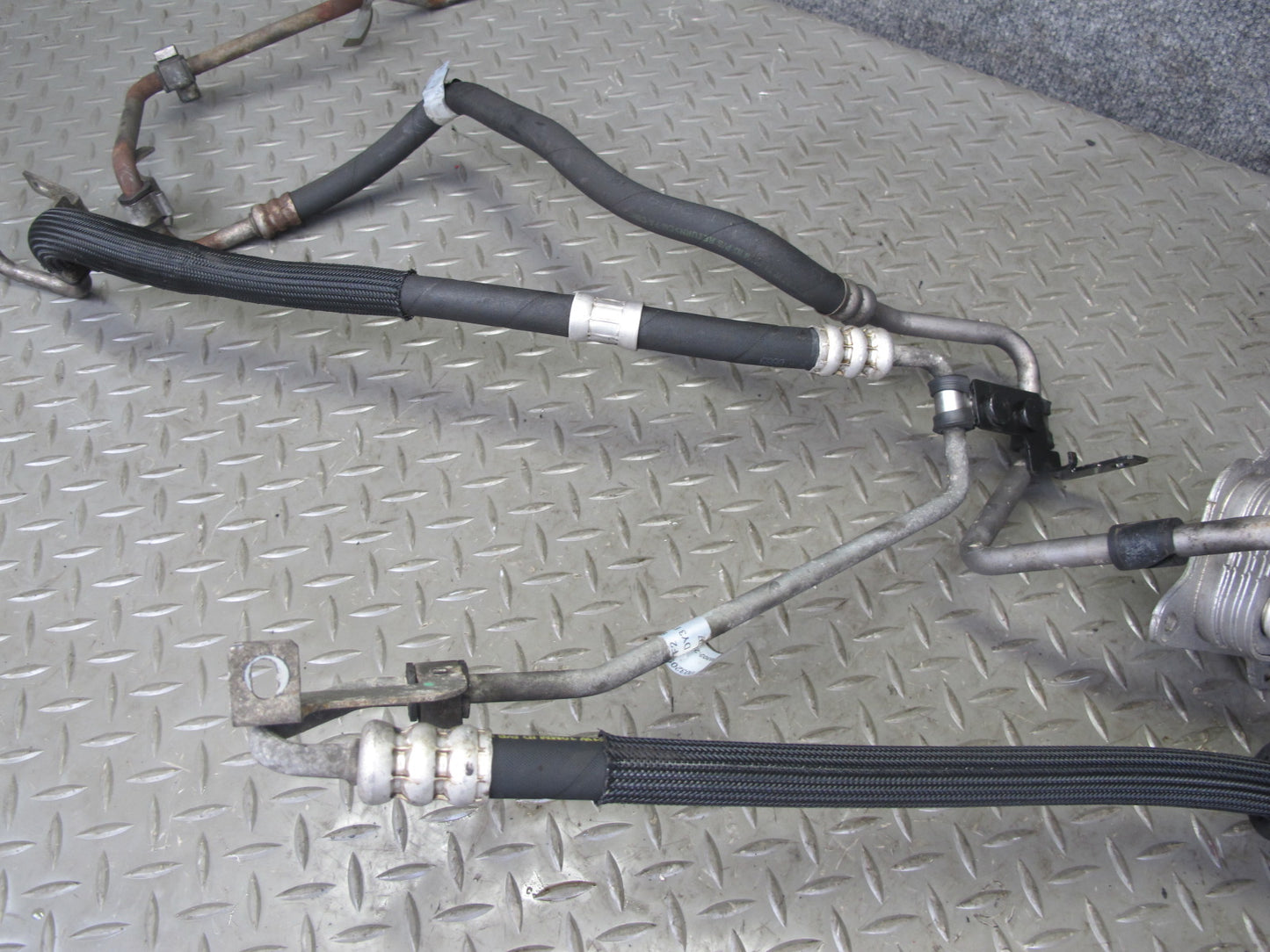 17-20 Maserati Levante 3.0L Power Steering Hose Pipe Line Oil Cooler Tank Set