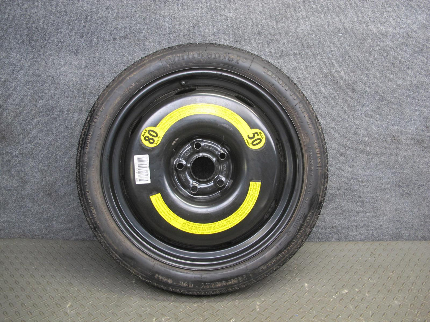 12-14 VW Golf R GTI MK6 Spare Tire R18" Wheel 18x3.5J ET25.5 125/70 107M OEM