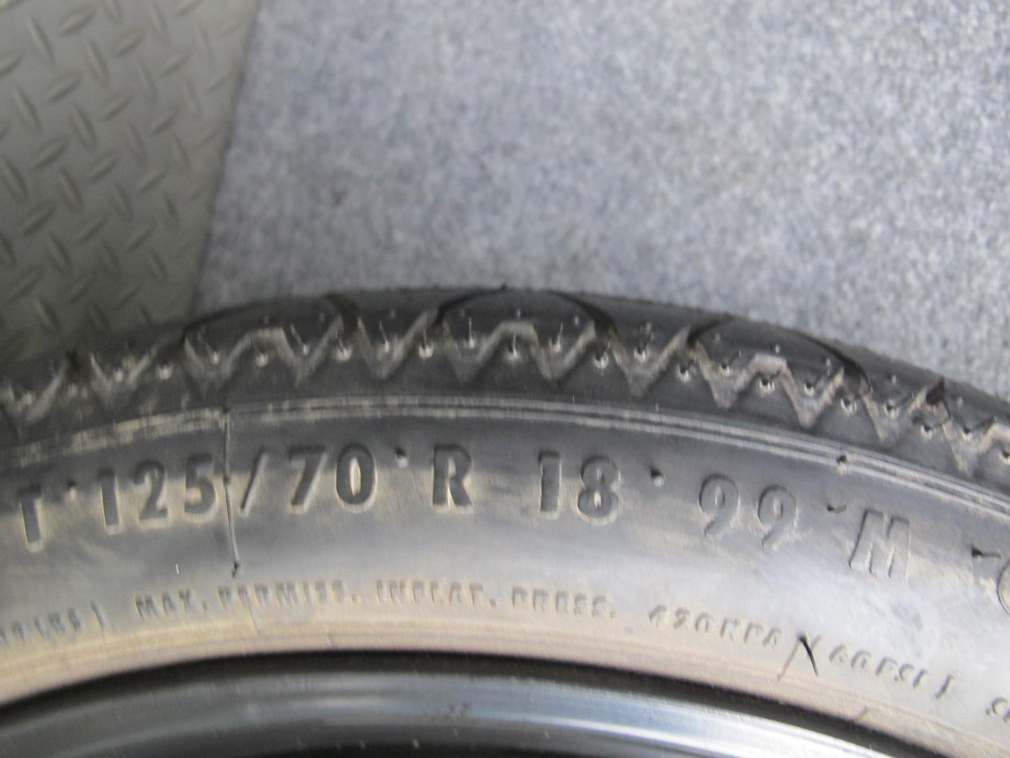 12-14 VW Golf R GTI MK6 Spare Tire R18" Wheel 18x3.5J ET25.5 125/70 107M OEM
