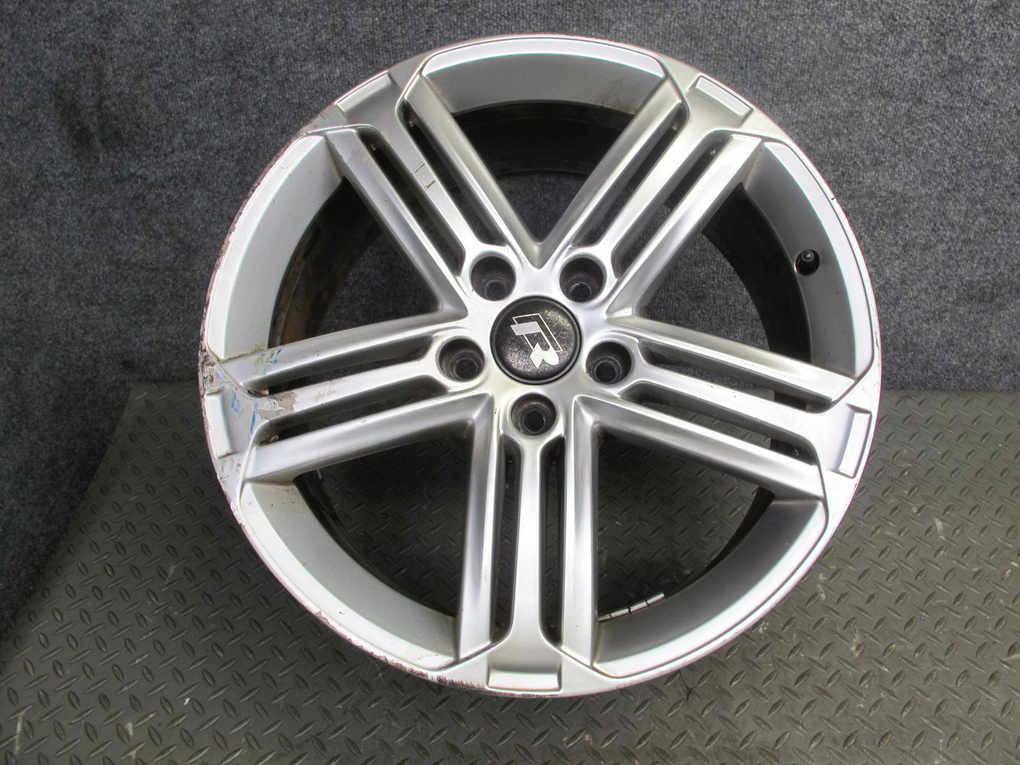 12-14 VW Golf R GTI MK6 Factory Talladega R18" Alloy Wheel Rim 18x7.5J ET51 Bent