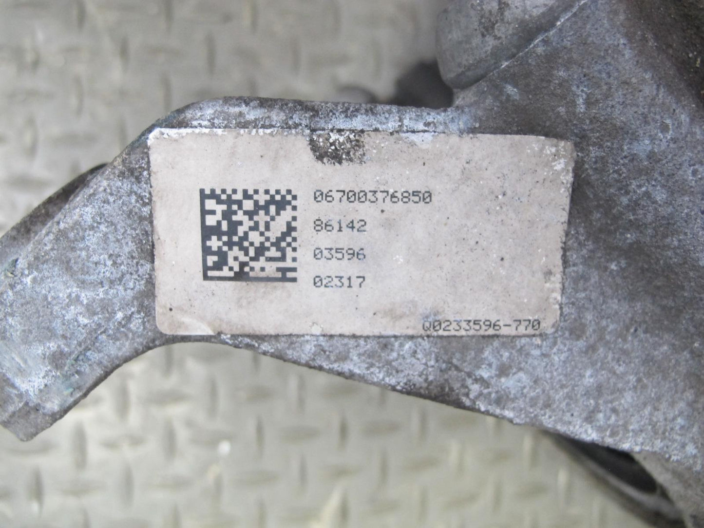 2017-2020 Maserati Levante M161 3.0L AWD Rear Differential Carrier 2.80 Ratio