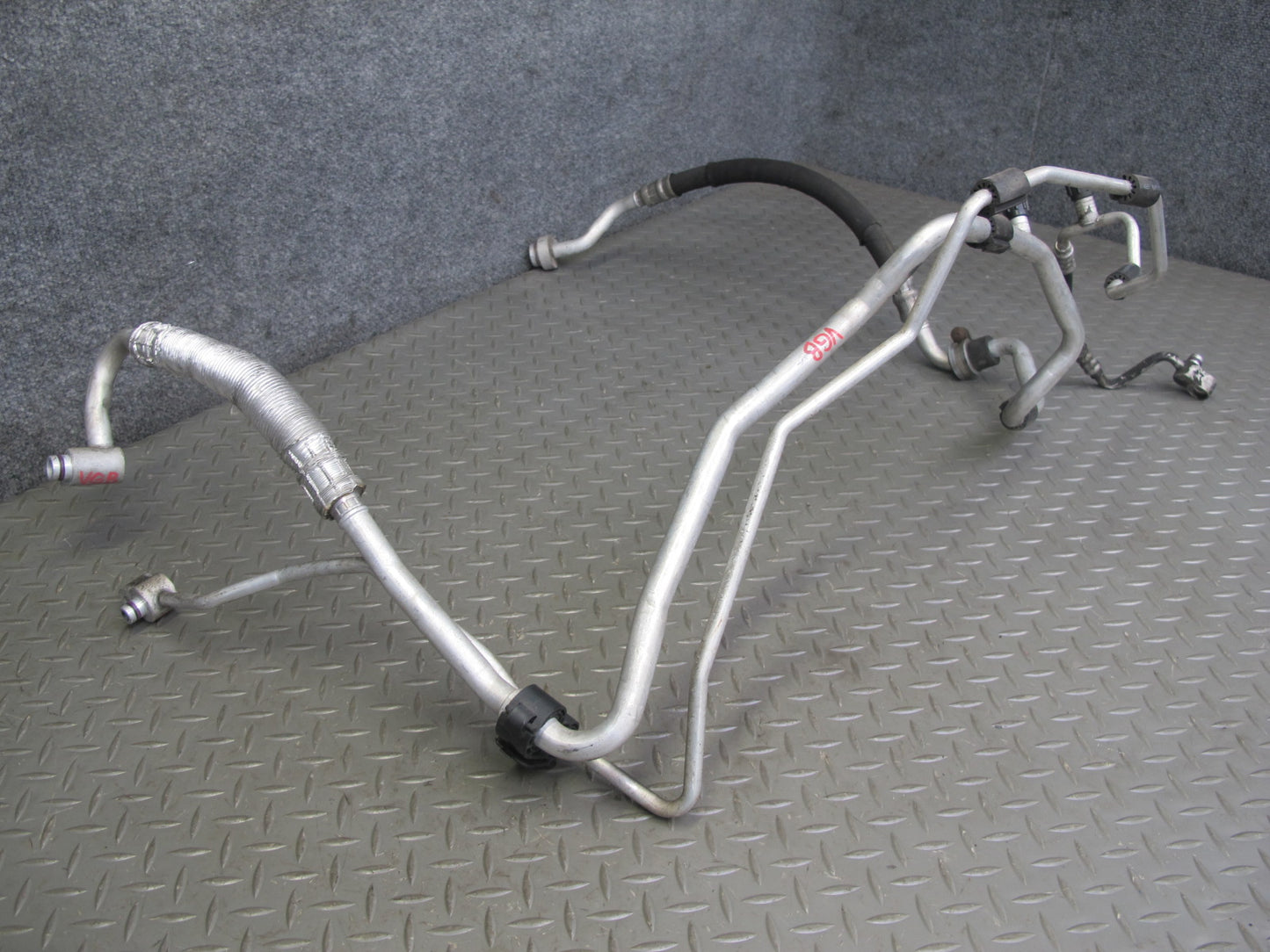 12-13 VW Golf R MK6 A/C Air Conditioning Hose Pipe Line Set OEM