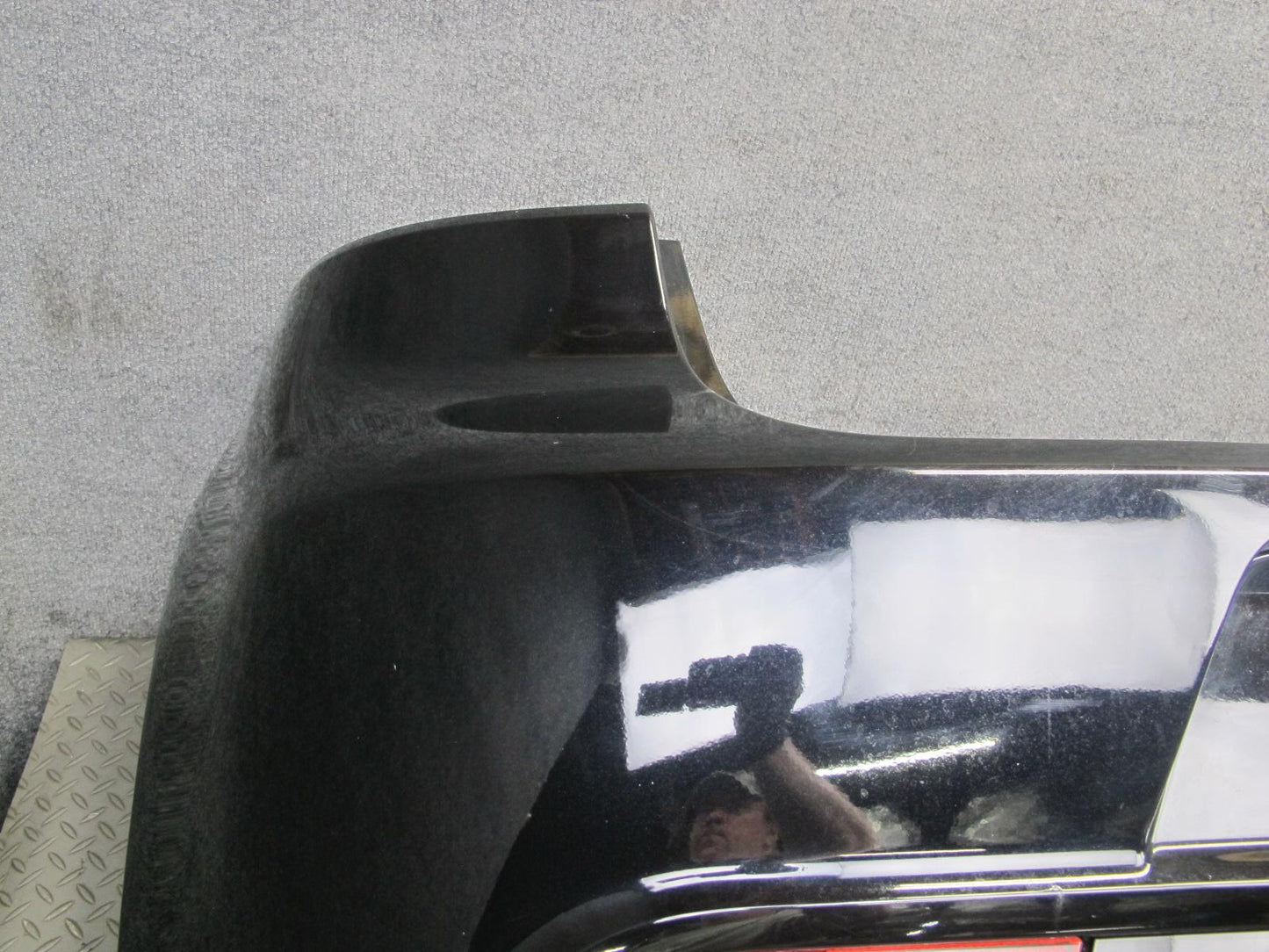 12-13 VW Golf R MK6 Rear Bumper Cover w Diffuser Deep Black OEM