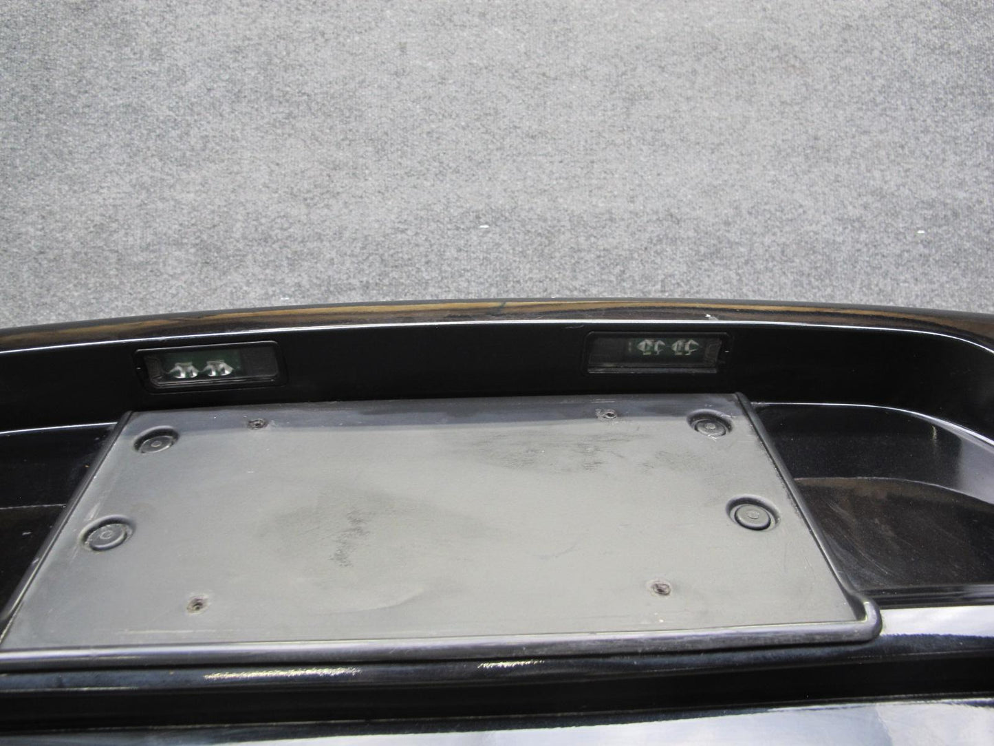 12-13 VW Golf R MK6 Rear Bumper Cover w Diffuser Deep Black OEM