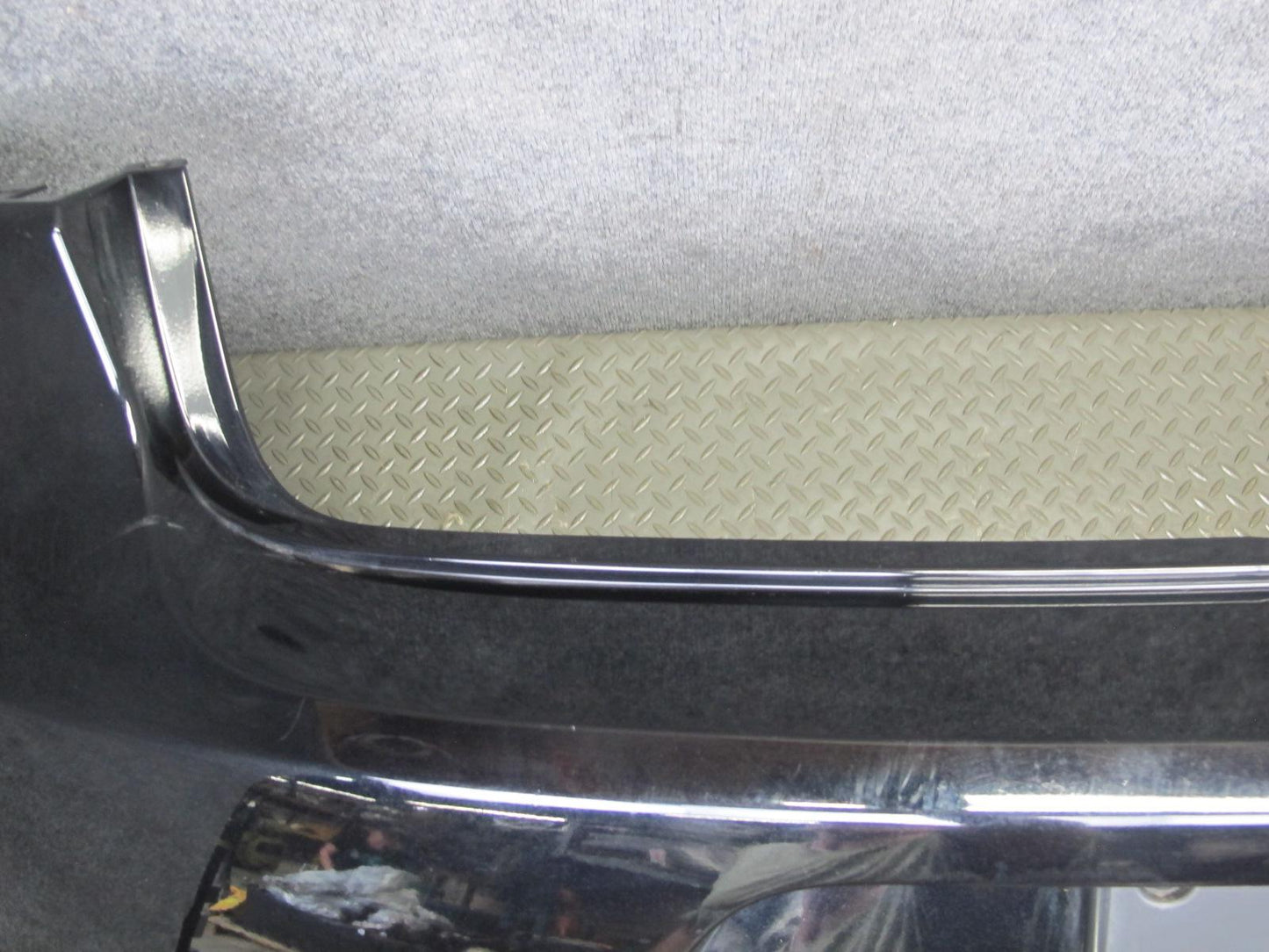 12-13 VW Golf R MK6 Rear Bumper Cover w Diffuser Deep Black OEM