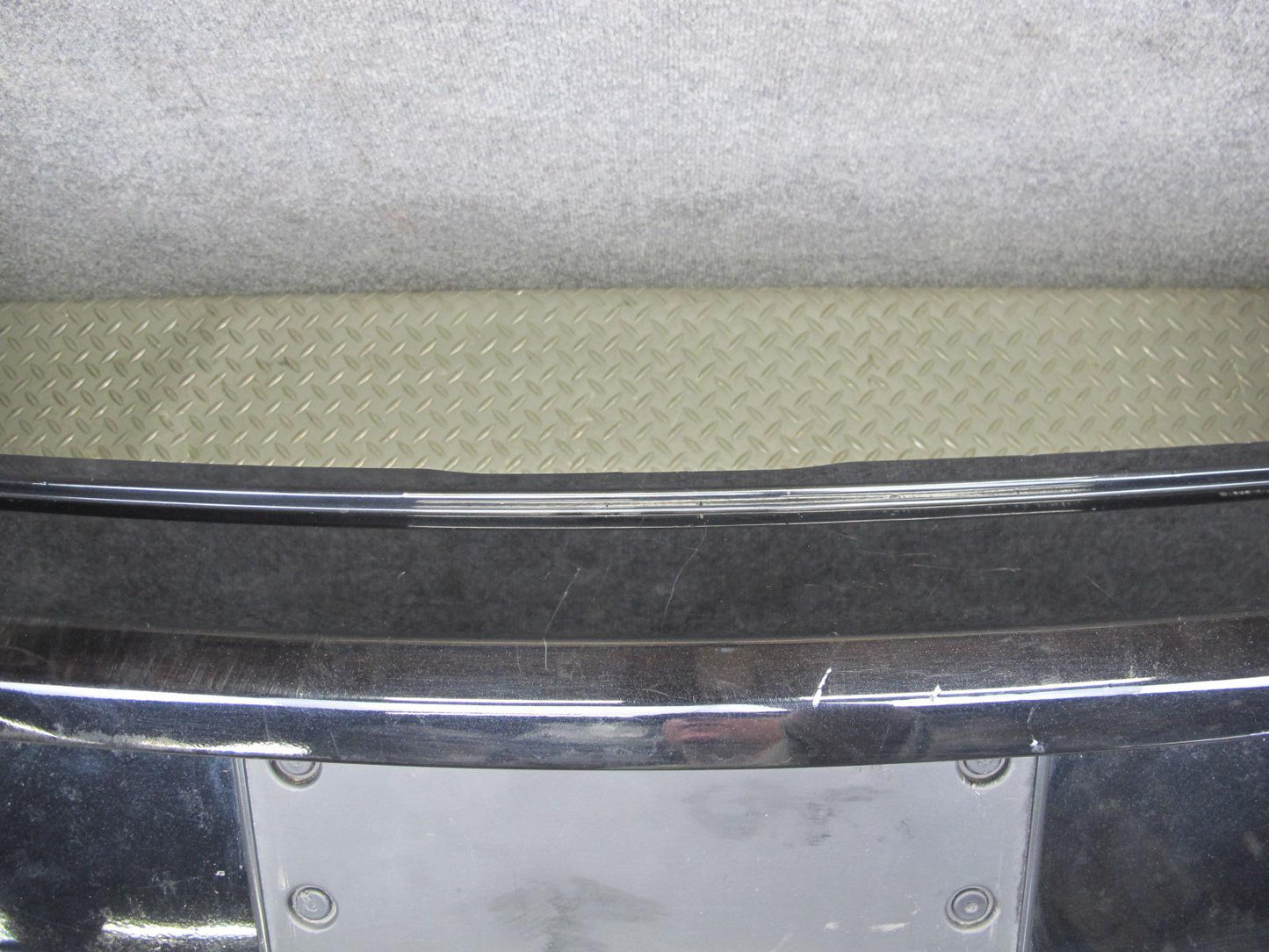 12-13 VW Golf R MK6 Rear Bumper Cover w Diffuser Deep Black OEM