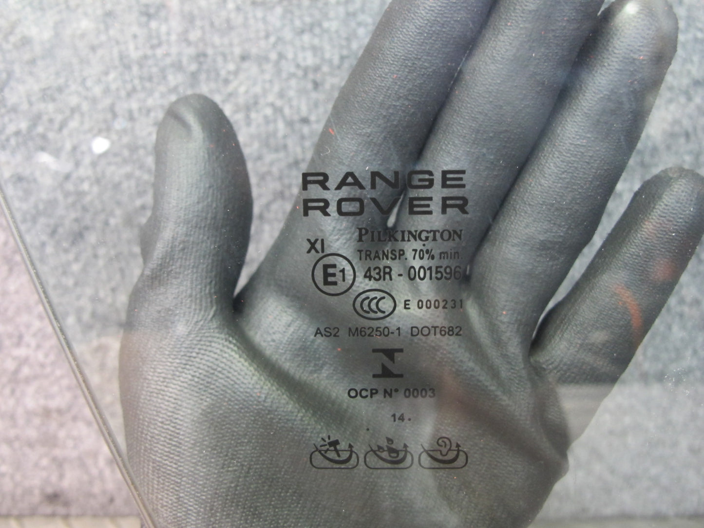 2013-2017 Land Range Rover L405 Front Right Door Glass Window