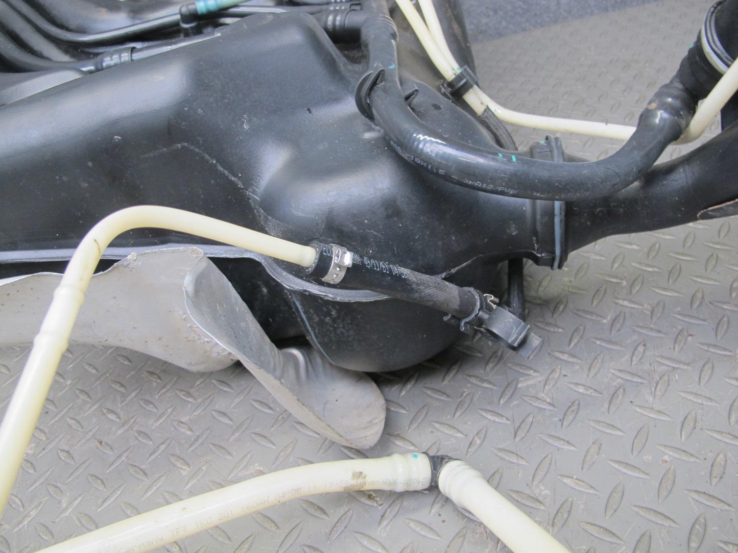 12-13 VW Golf R MK6 Fuel Gas Tank Filler Neck Assembly w Strap & Hoses OEM