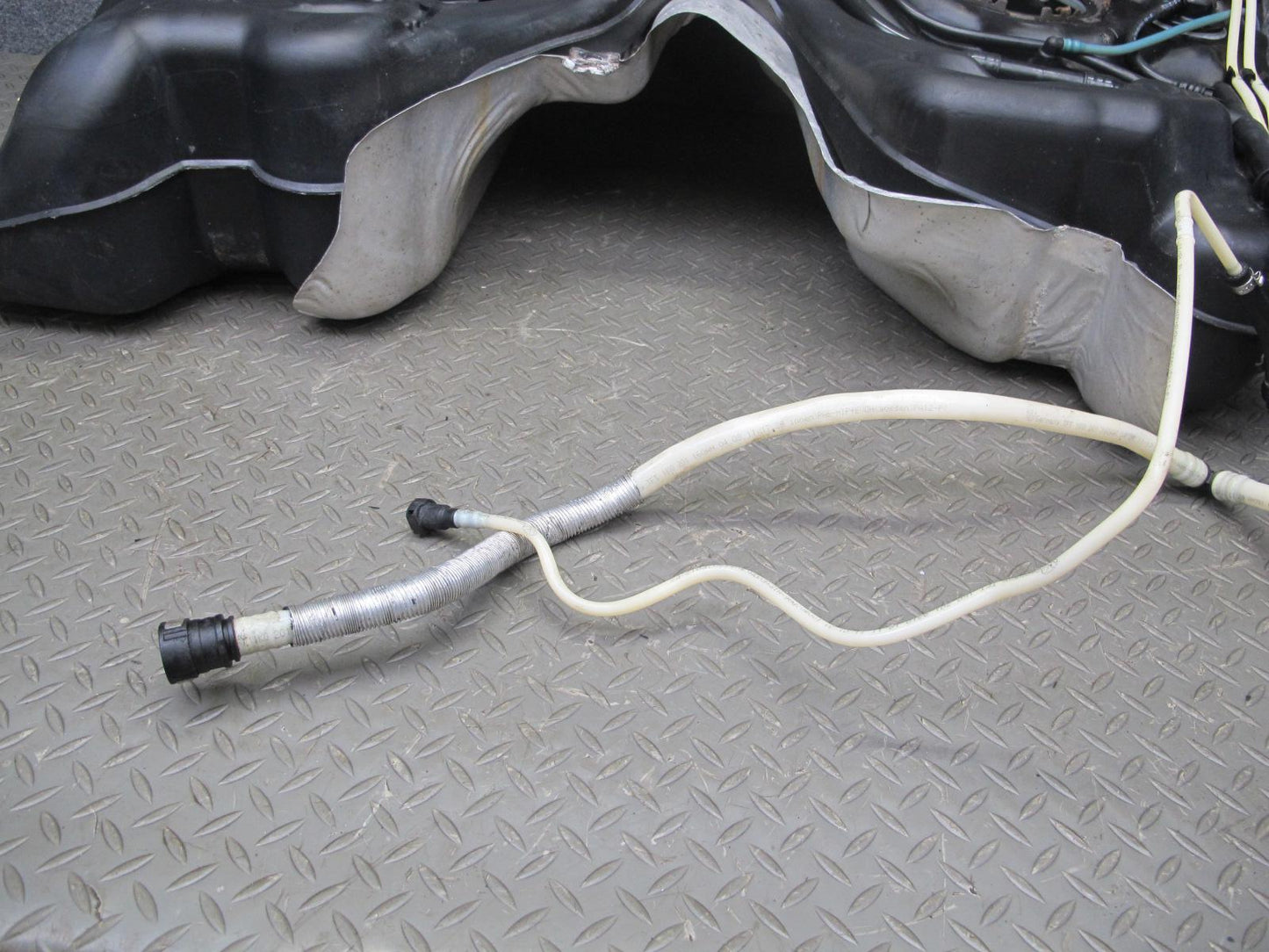 12-13 VW Golf R MK6 Fuel Gas Tank Filler Neck Assembly w Strap & Hoses OEM