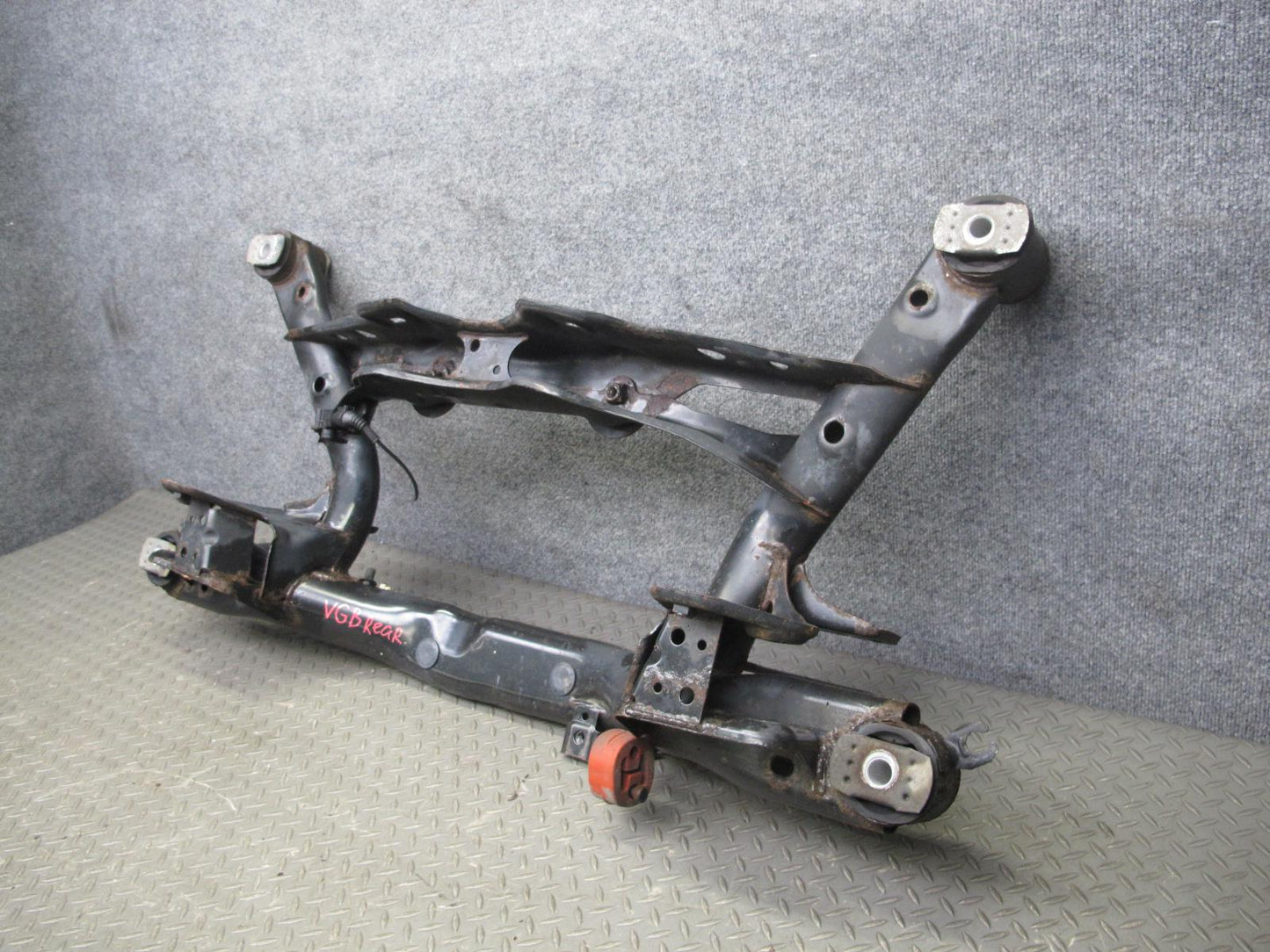 12-13 VW Golf R MK6 AWD Rear Suspension Subframe Crossmember Carrier OEM