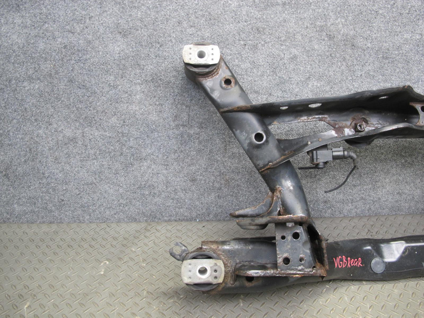 12-13 VW Golf R MK6 AWD Rear Suspension Subframe Crossmember Carrier OEM