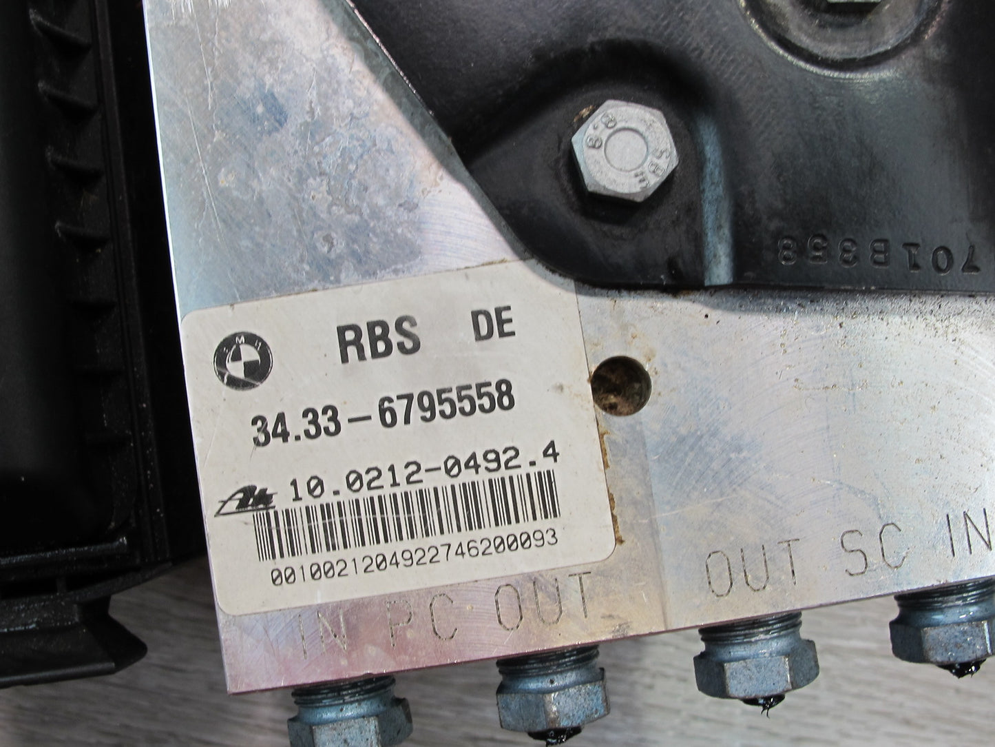 2010-2011 BMW E72 X6 Hybrid ABS SBA Hydraulic Control Module Unit 6795558