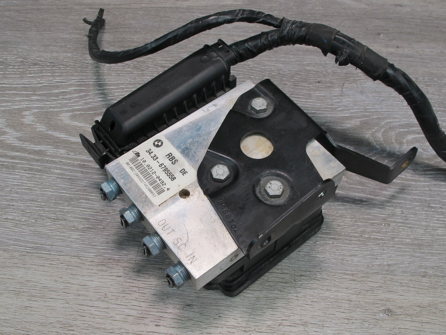 2010-2011 BMW E72 X6 Hybrid ABS SBA Hydraulic Control Module Unit 6795558