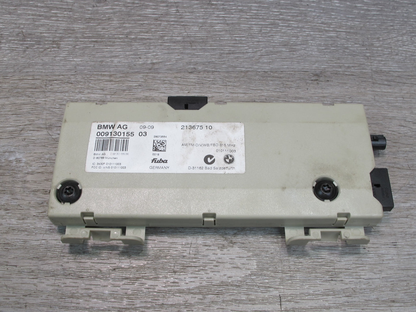 2008-2014 BMW E71 E72 X6 Diversity Radio Antenna Amplifier AMP 9130155