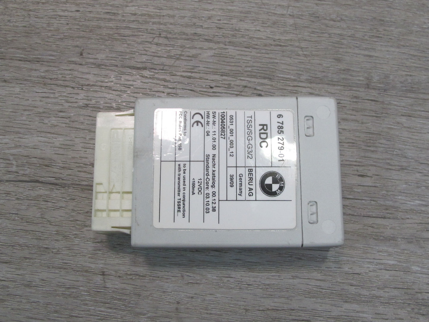 2008-2014 BMW E71 E72 X6 RDC Tire Pressure Monitor Sensor 6785279