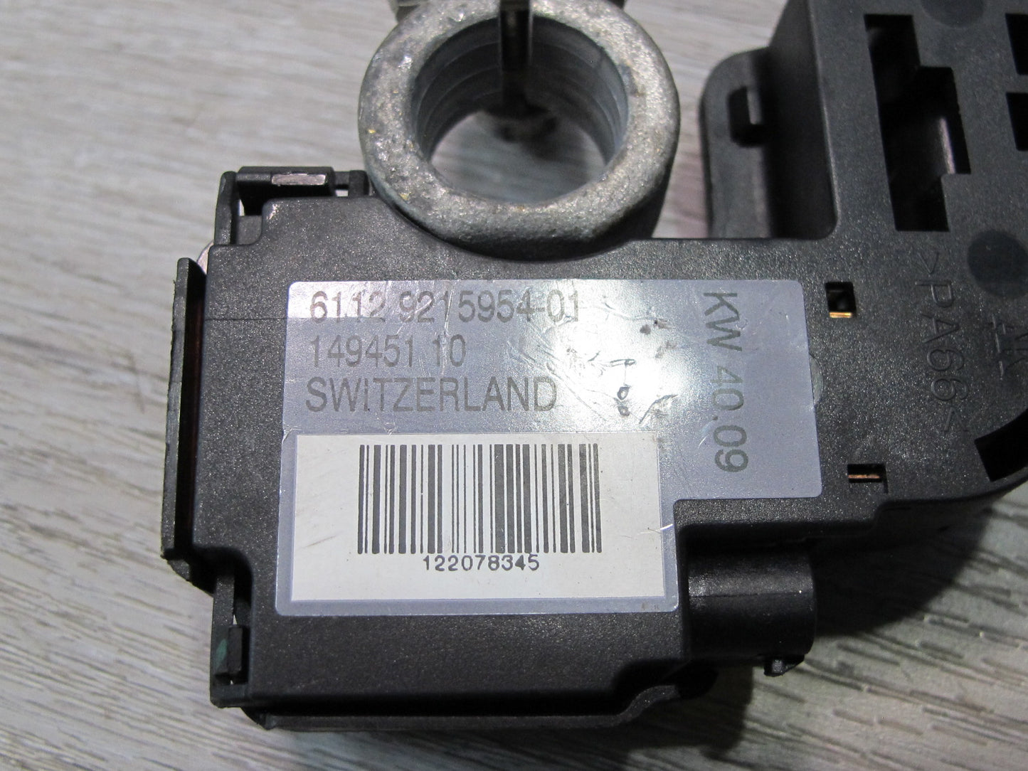 2008-2014 BMW E71 E72 X5 X6 Negative Minus Battery Terminal Cable 9215954