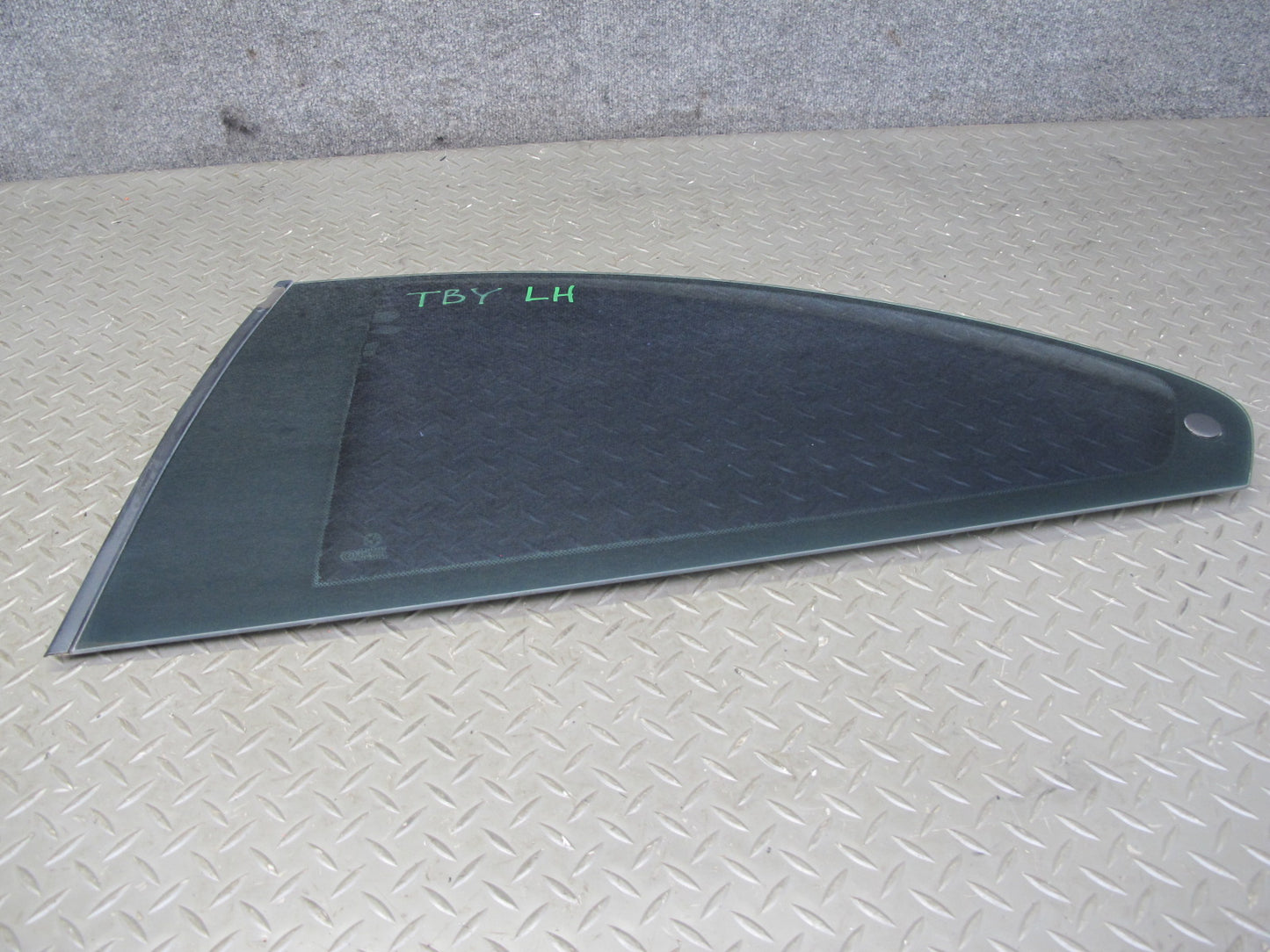 2001-2006 BMW E46 Coupe Rear Left Quarter Glass Window w Weatherstrip Seal