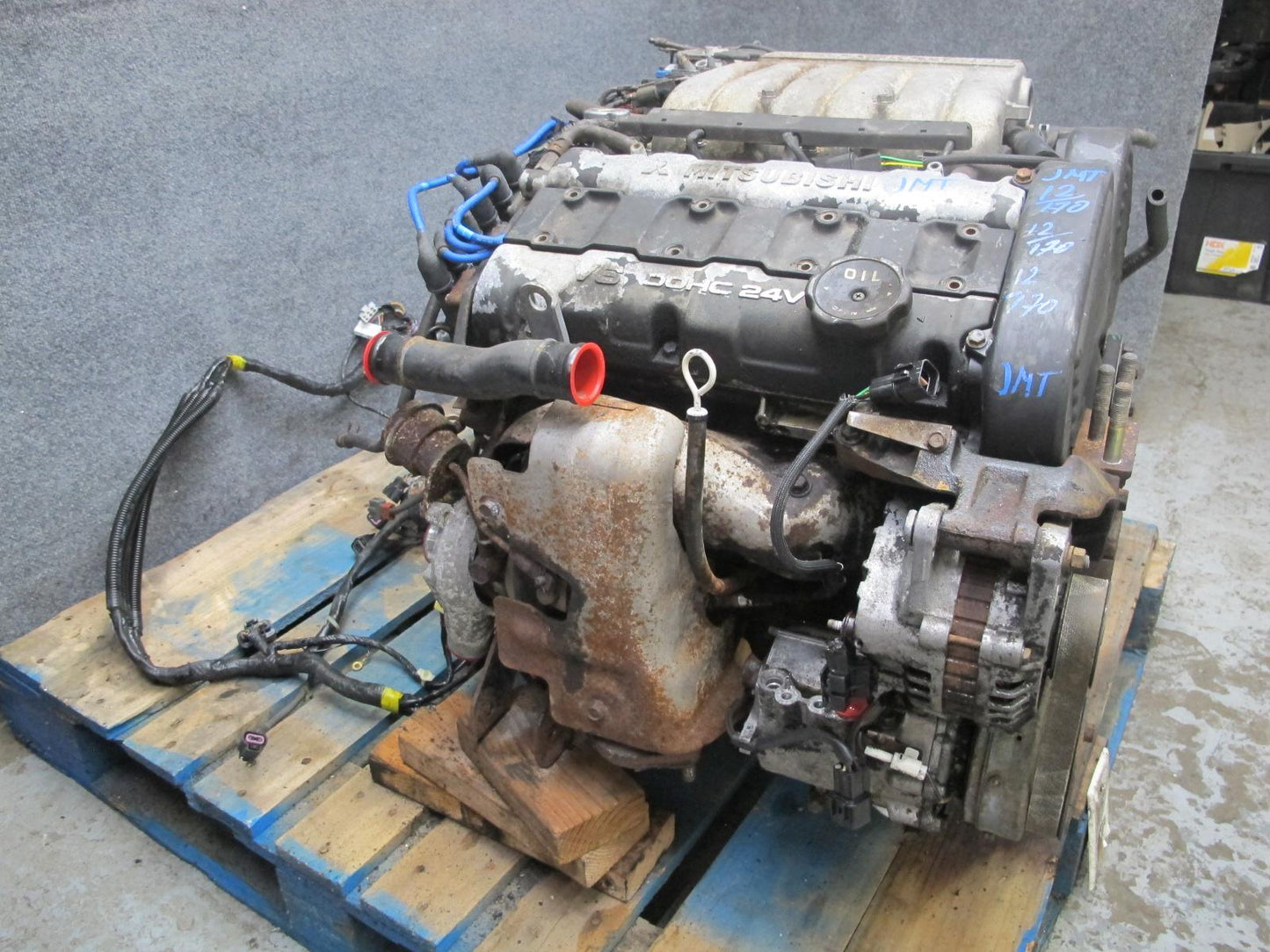 91-92 Mitsubishi 3000GT VR4 3.0L 6G72 V6 Twin Turbo AWD Engine Motor