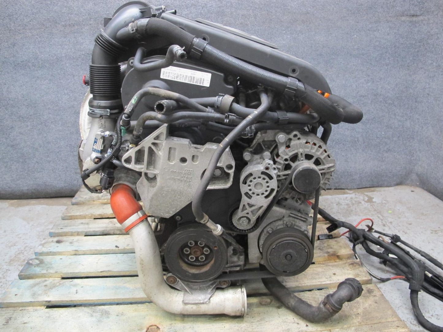 12-13 VW Golf R MK6 2.0L Turbo Crza M/T AWD Complete Engine Motor 146K Miles OEM