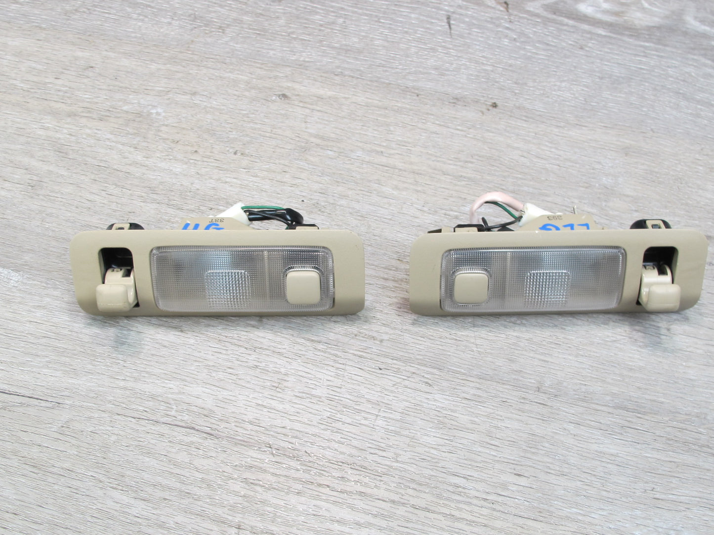 98-05 Lexus GS400 GS430 GS300 Upper Overhead Dome Reading Light Lamp Set OEM