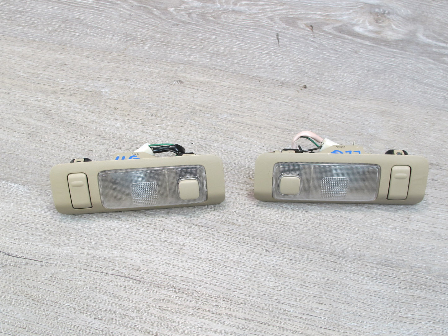 98-05 Lexus GS400 GS430 GS300 Upper Overhead Dome Reading Light Lamp Set OEM