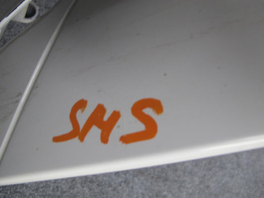 07-09 Mercedes W221 S AMG Front Bumper Cover w Fog Light & PDC White Damaged