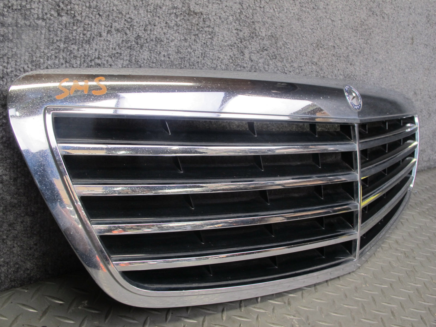 07-09 Mercedes W221 S-class Front Bumper Radiator Grille Chrome OEM