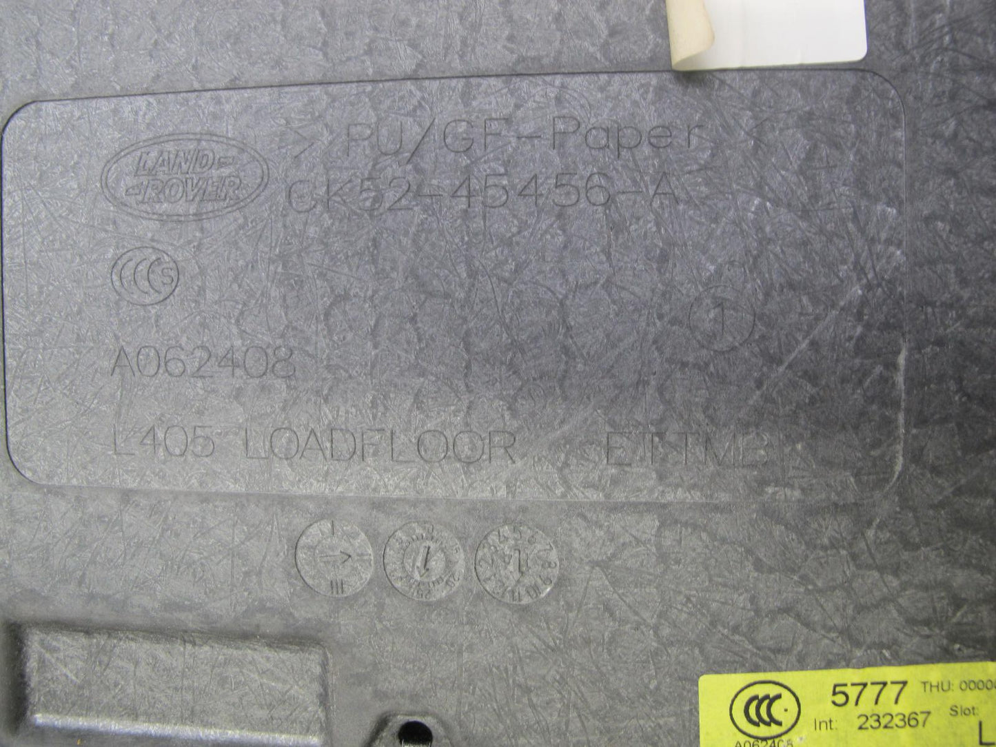 2013-2022 Land Range Rover L405 Rear Trunk Cargo Floor MAT Carpet Cover