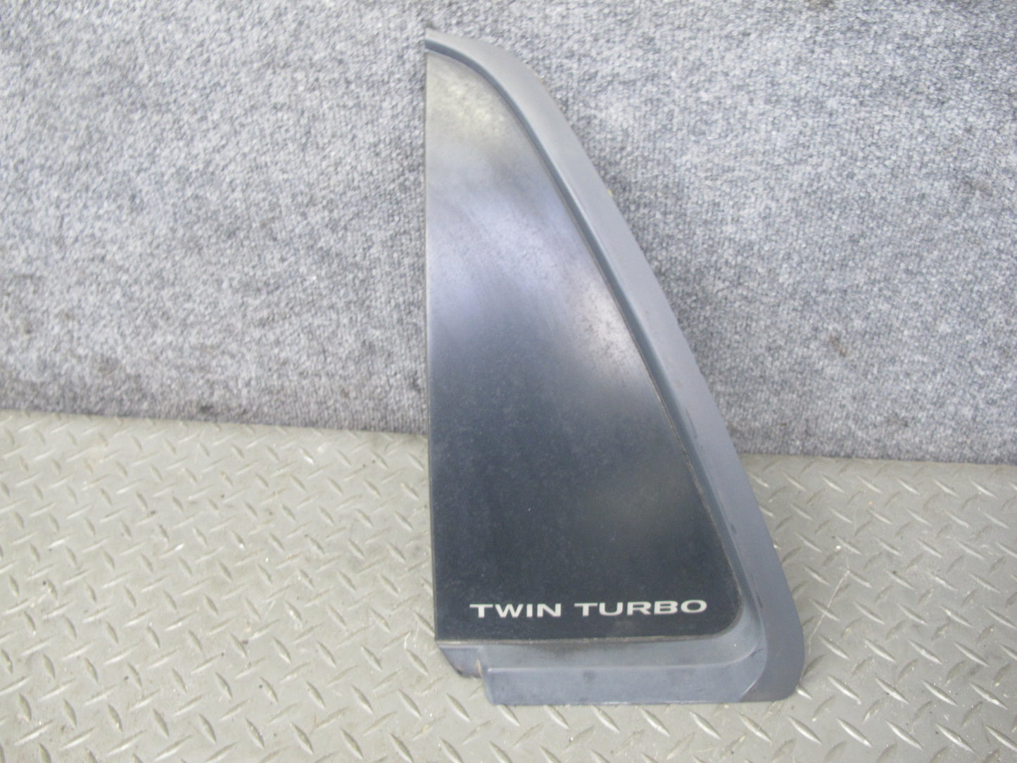 91-98 Mitsubishi 3000GT VR4 Coupe Set of 2 Rear Quarter Window Trim Molding OEM