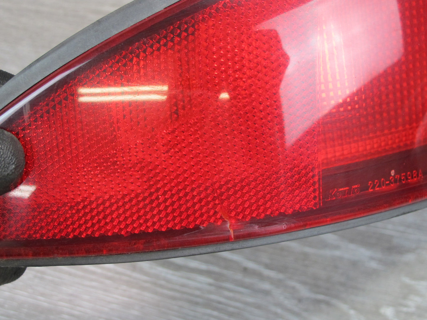 91-93 Mitsubishi 3000GT Set of 3 Rear Left Right Center Tail Light Lamp OEM