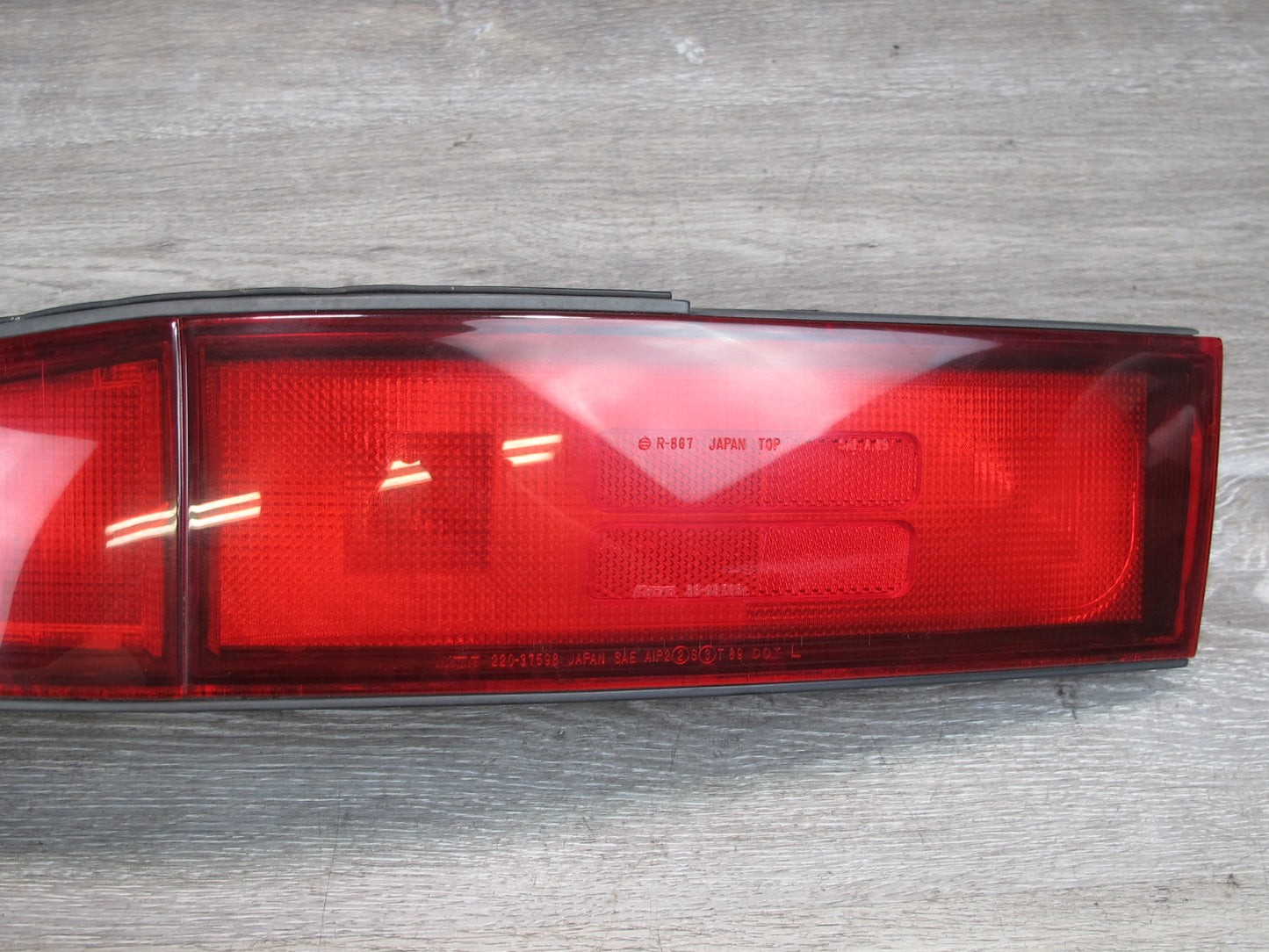 91-93 Mitsubishi 3000GT Set of 3 Rear Left Right Center Tail Light Lamp OEM