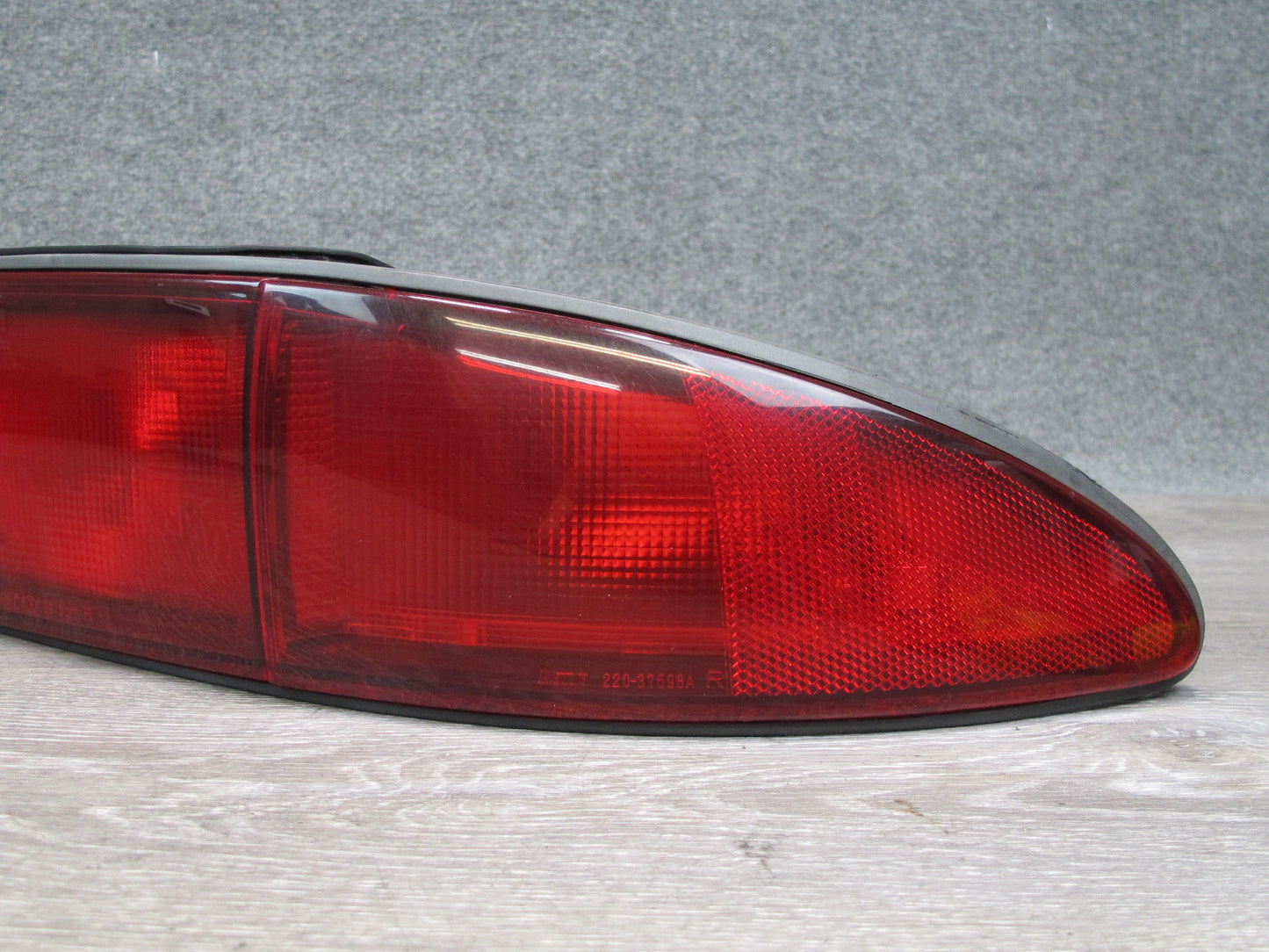 91-93 Mitsubishi 3000GT Set of 3 Rear Left Right Center Tail Light Lamp OEM
