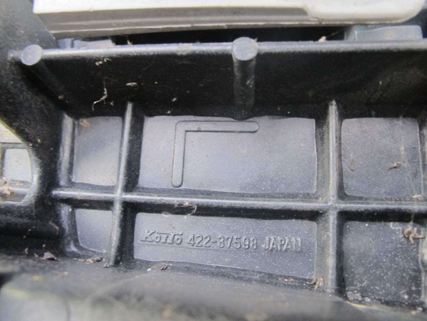 91-93 Mitsubishi 3000GT Set of 2 Rear Bumper Quarter Trim Panel Molding OEM
