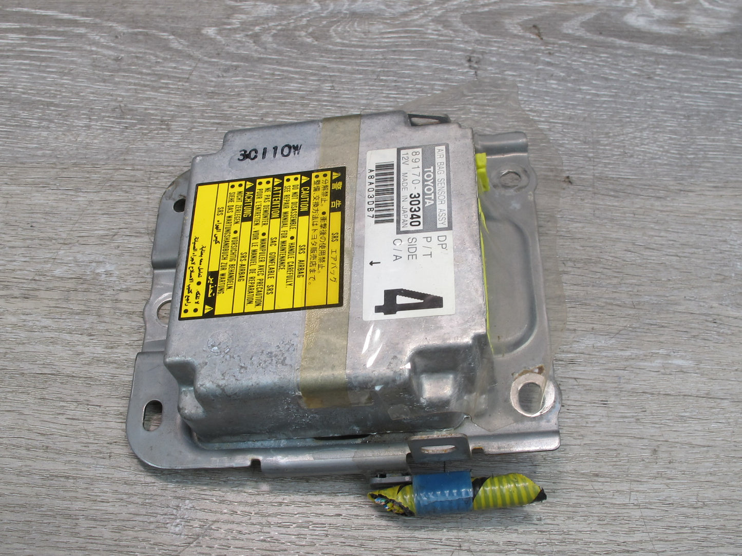 01-05 LEXUS GS300 GS430 SRS AIRBAG CONTROL MODULE UNIT 89170-30340 OEM