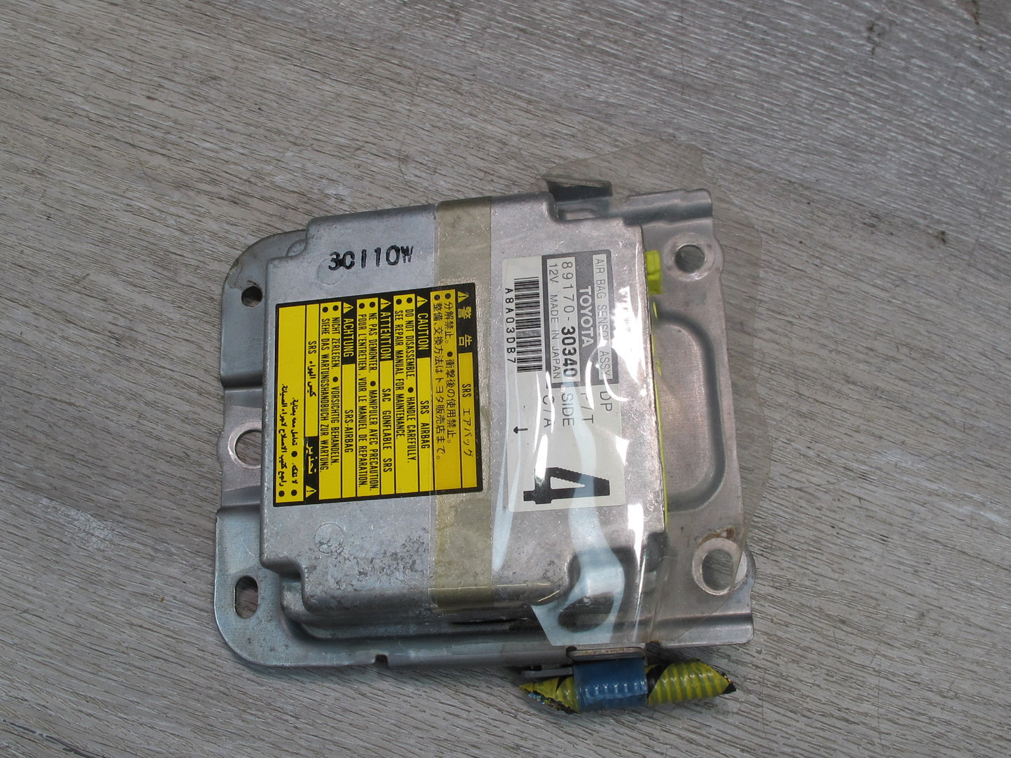 01-05 LEXUS GS300 GS430 SRS AIRBAG CONTROL MODULE UNIT 89170-30340 OEM