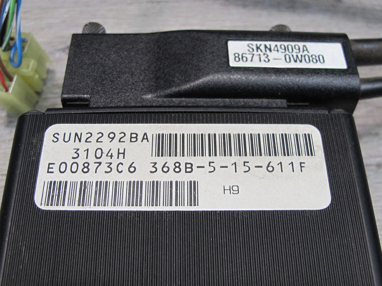 98-00 Lexus LS400 Motorola Telephone Transceiver Voice Module & Subwire OEM