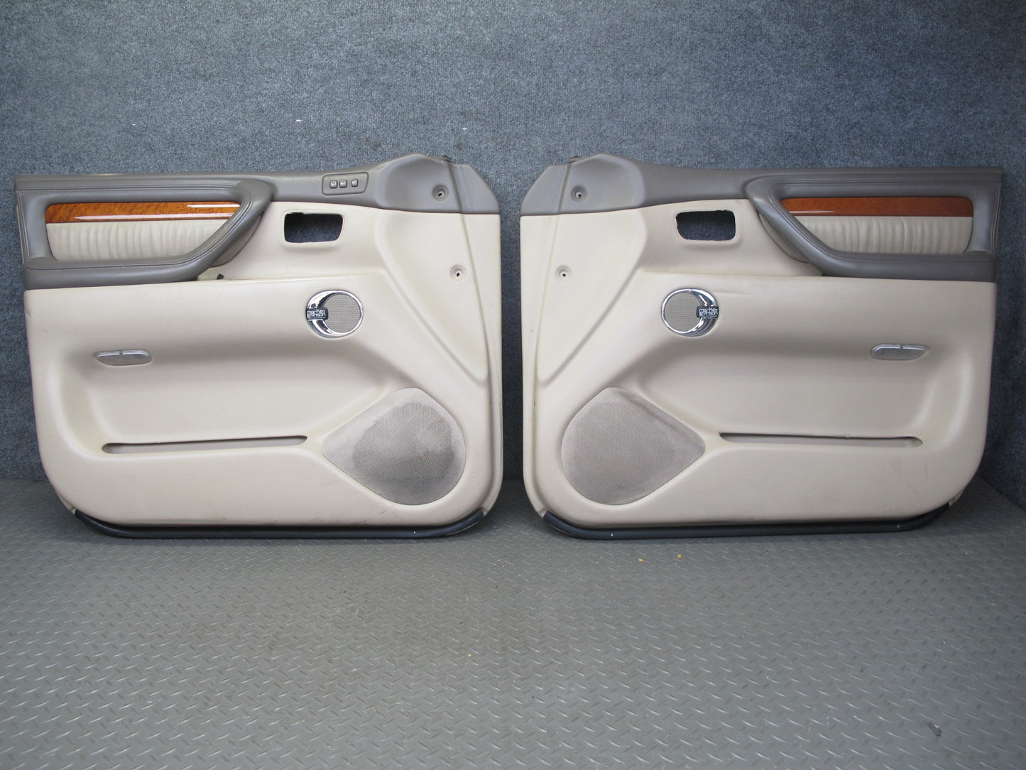 2003-2007 Lexus LX470 Front Left & Right Side Interior Door Trim Cover Panel Set