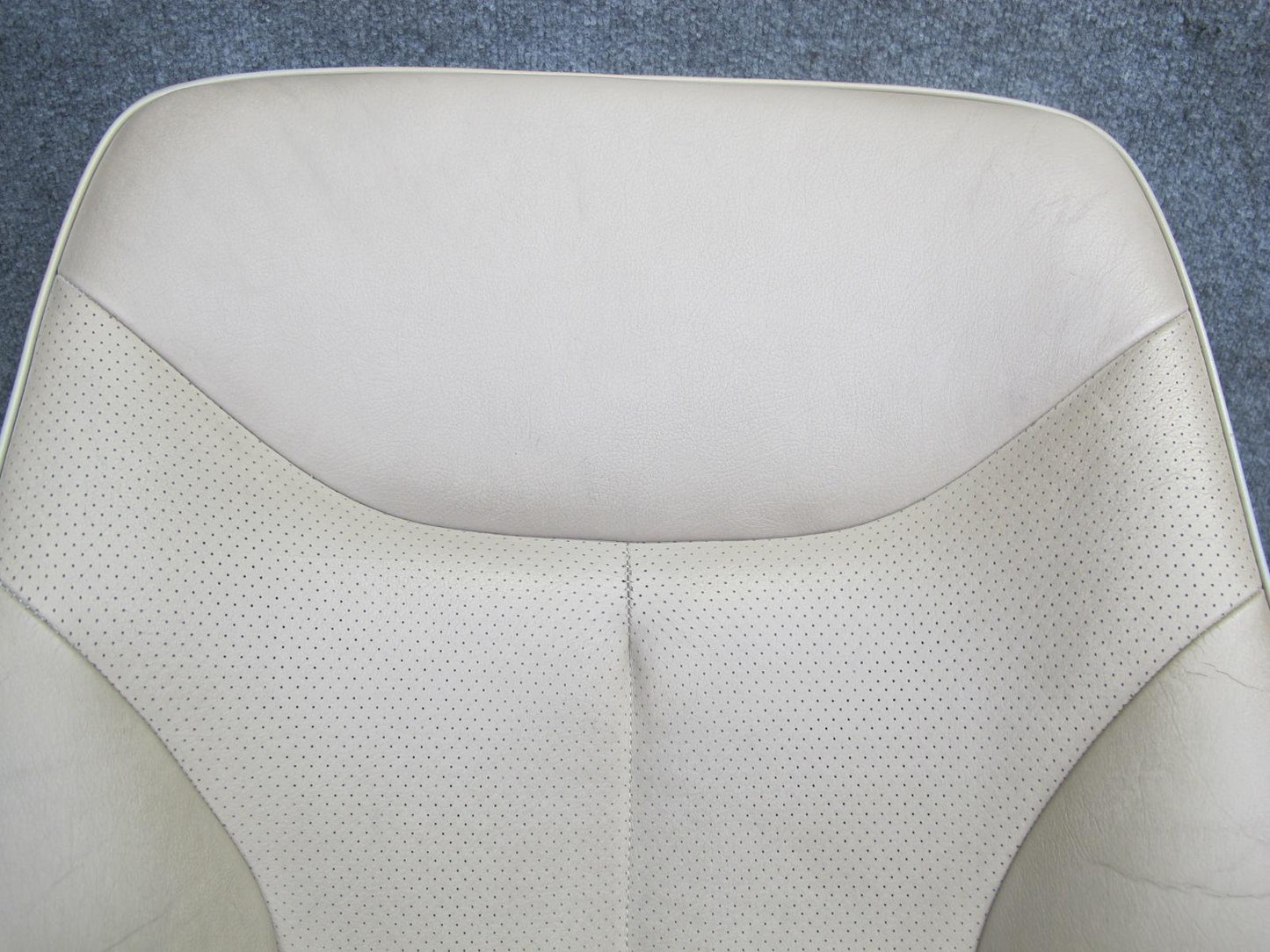 94-99 Mercedes W140 Front Right Seat Upper Backrest Leather Cushon OEM