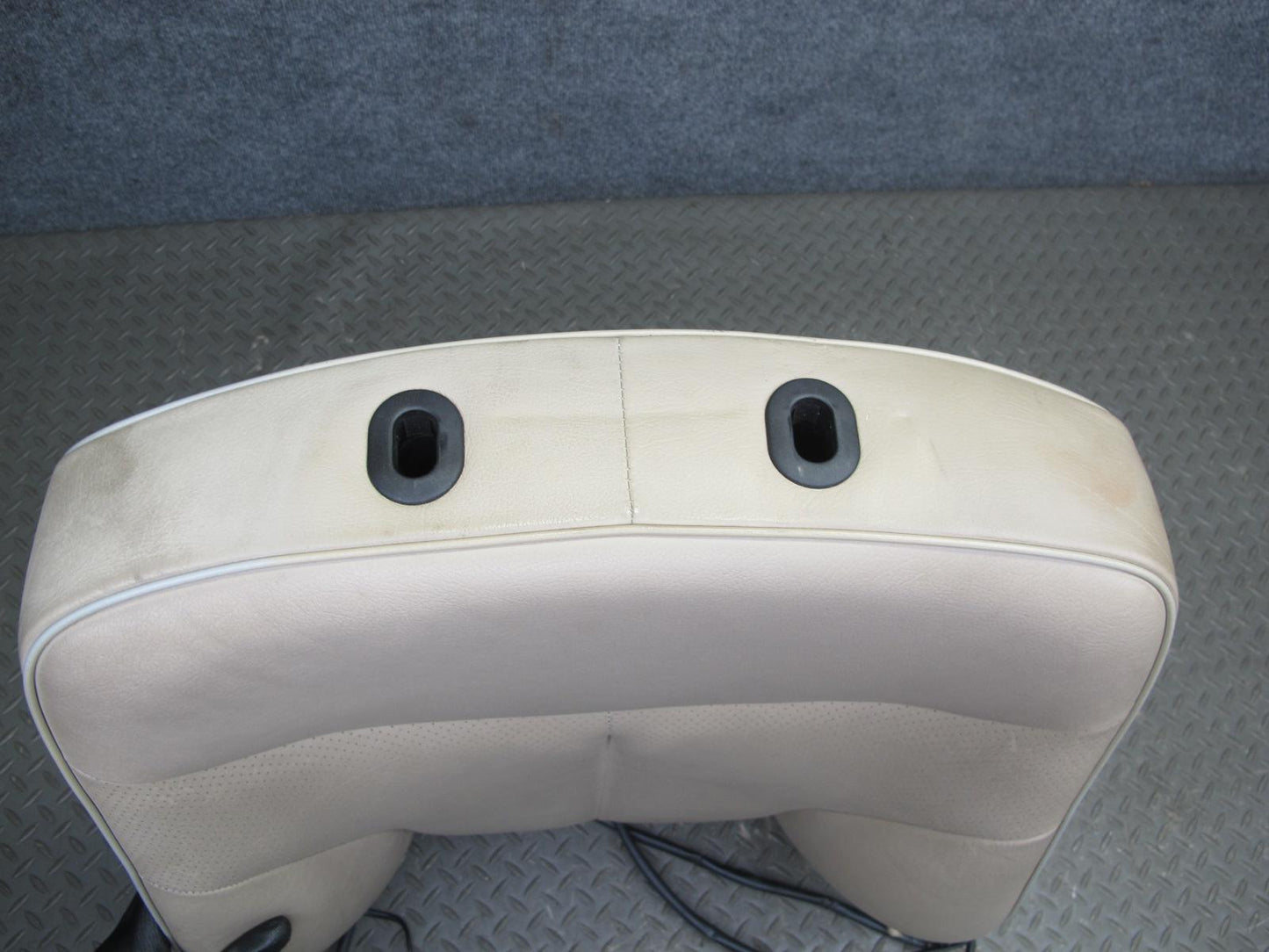 94-99 Mercedes W140 Front Right Seat Upper Backrest Leather Cushon OEM