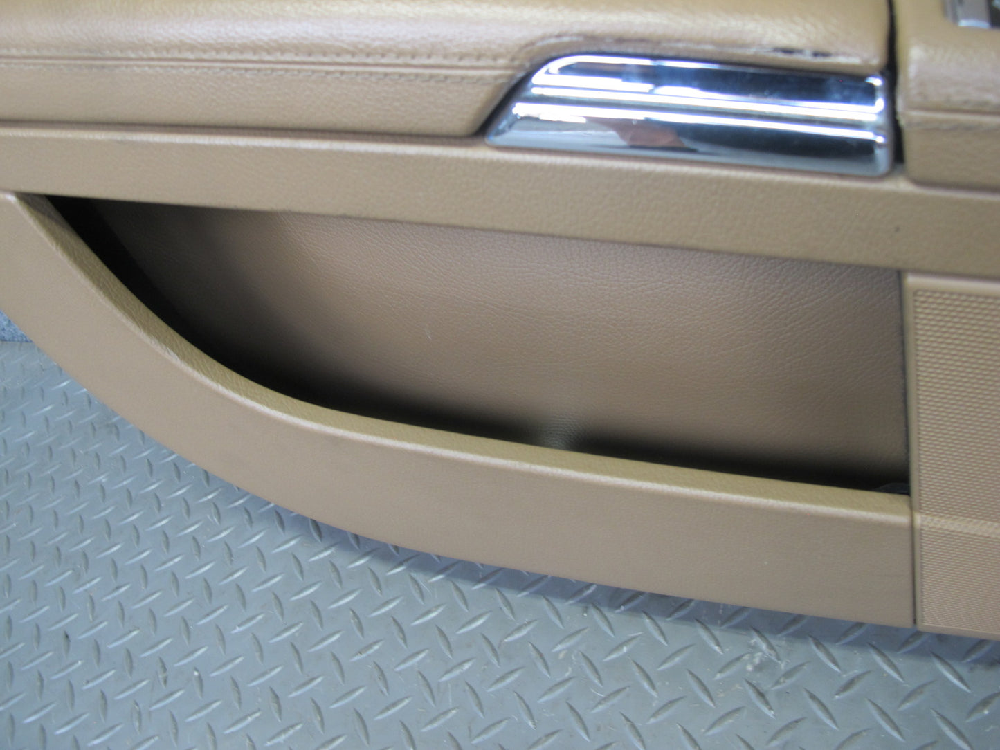 07-09 Mercedes W221 S-class Front Door Interior Trim Cover Panel Set Brown OEM