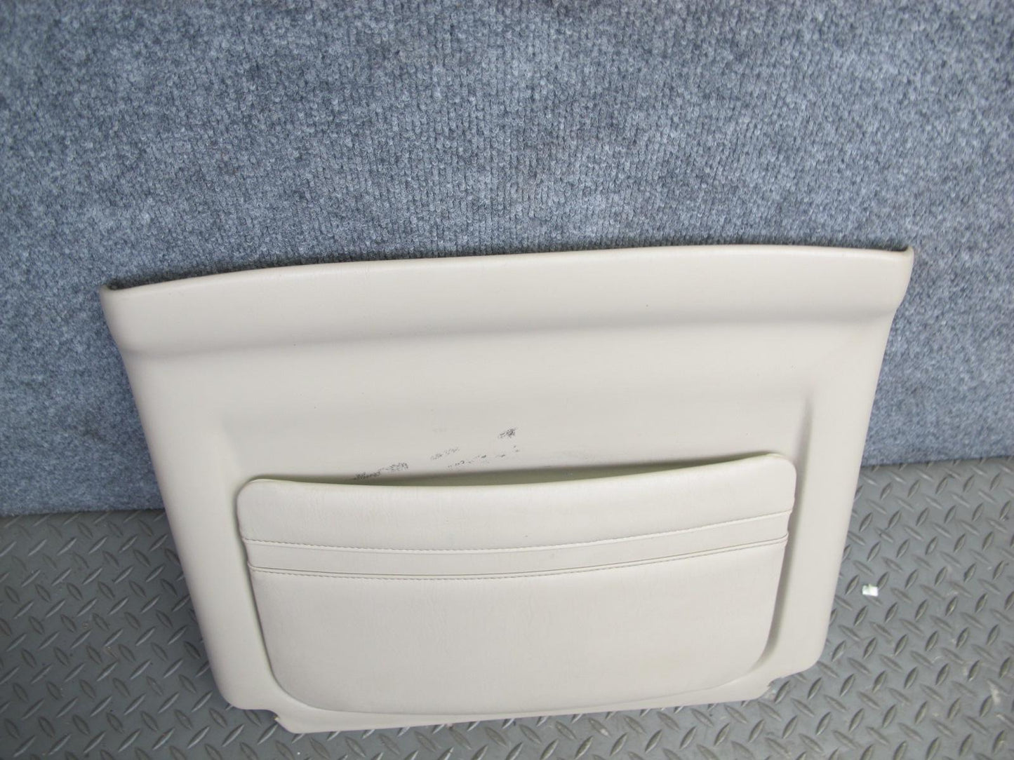 2003-2006 Lexus LX470 Front Left Driver Side Seat Back Rear Panel Ivory