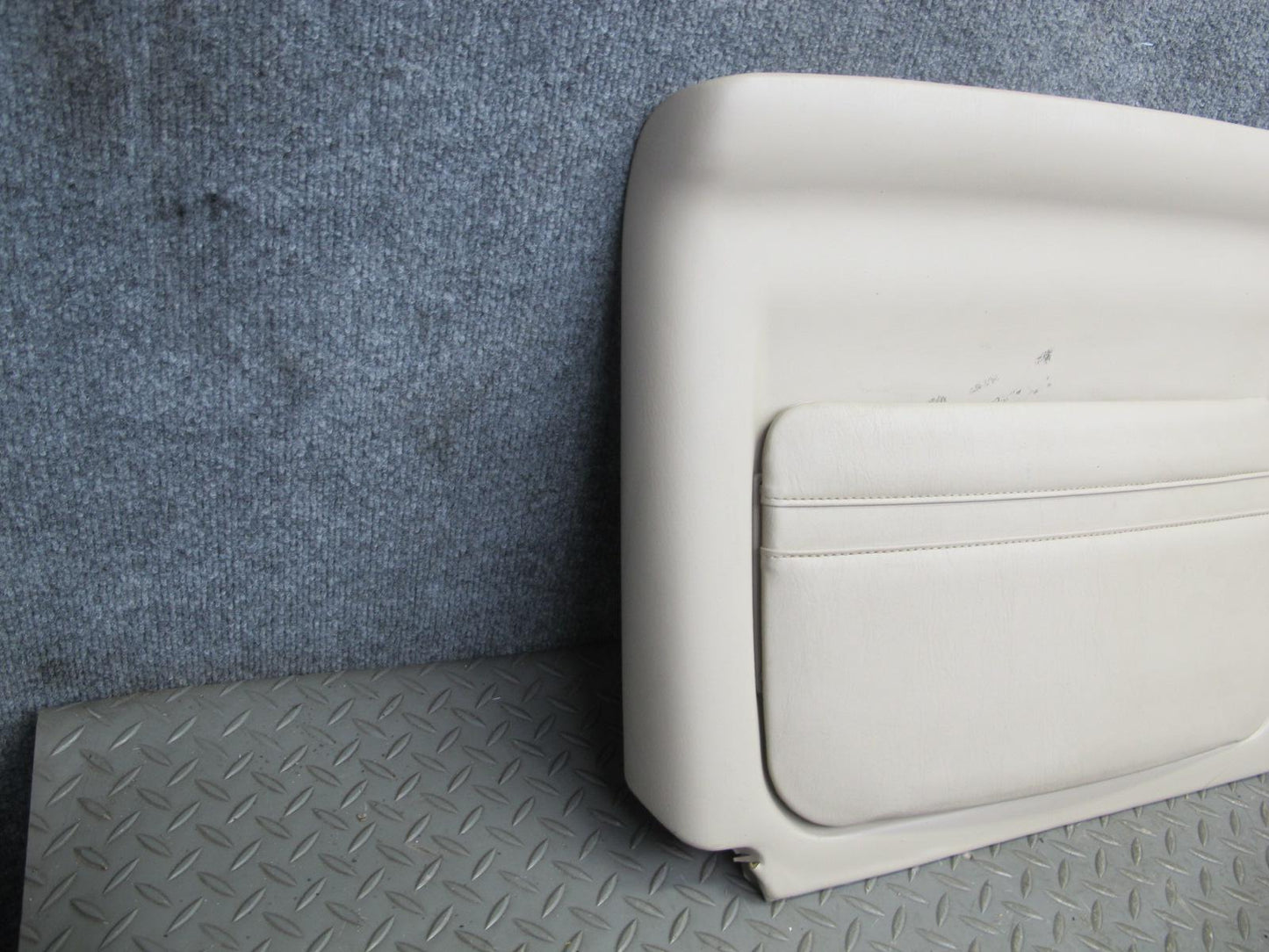 2003-2006 Lexus LX470 Front Left Driver Side Seat Back Rear Panel Ivory