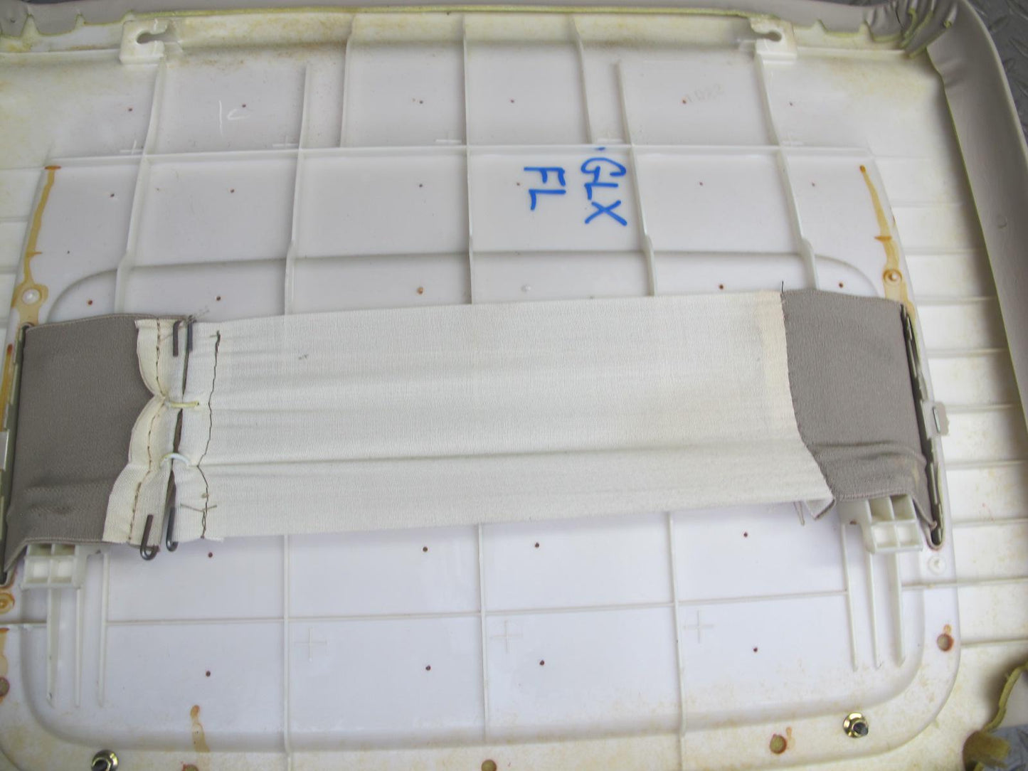 2003-2006 Lexus LX470 Front Left Driver Side Seat Back Rear Panel Ivory
