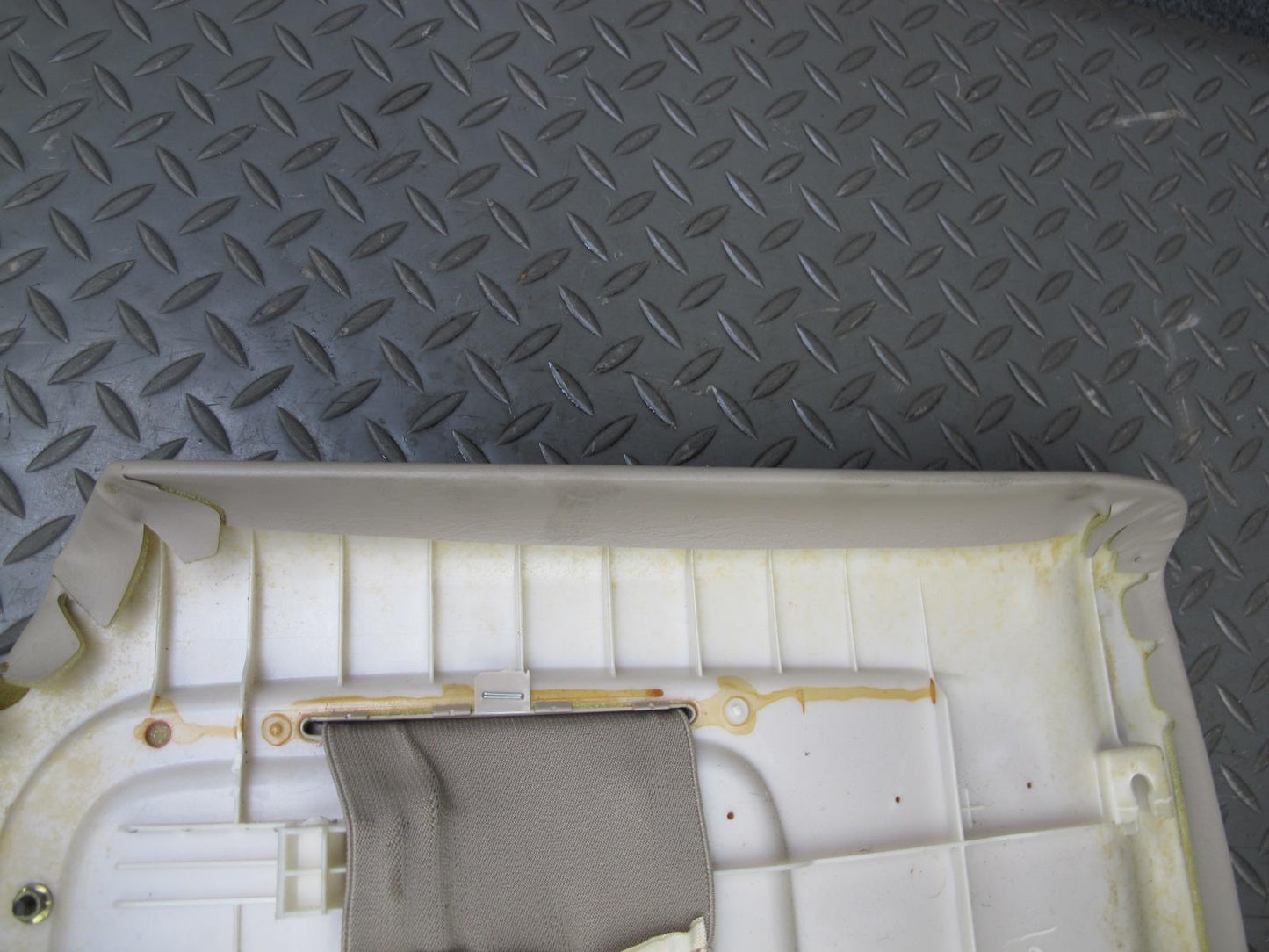 2003-2006 Lexus LX470 Front Left Driver Side Seat Back Rear Panel Ivory