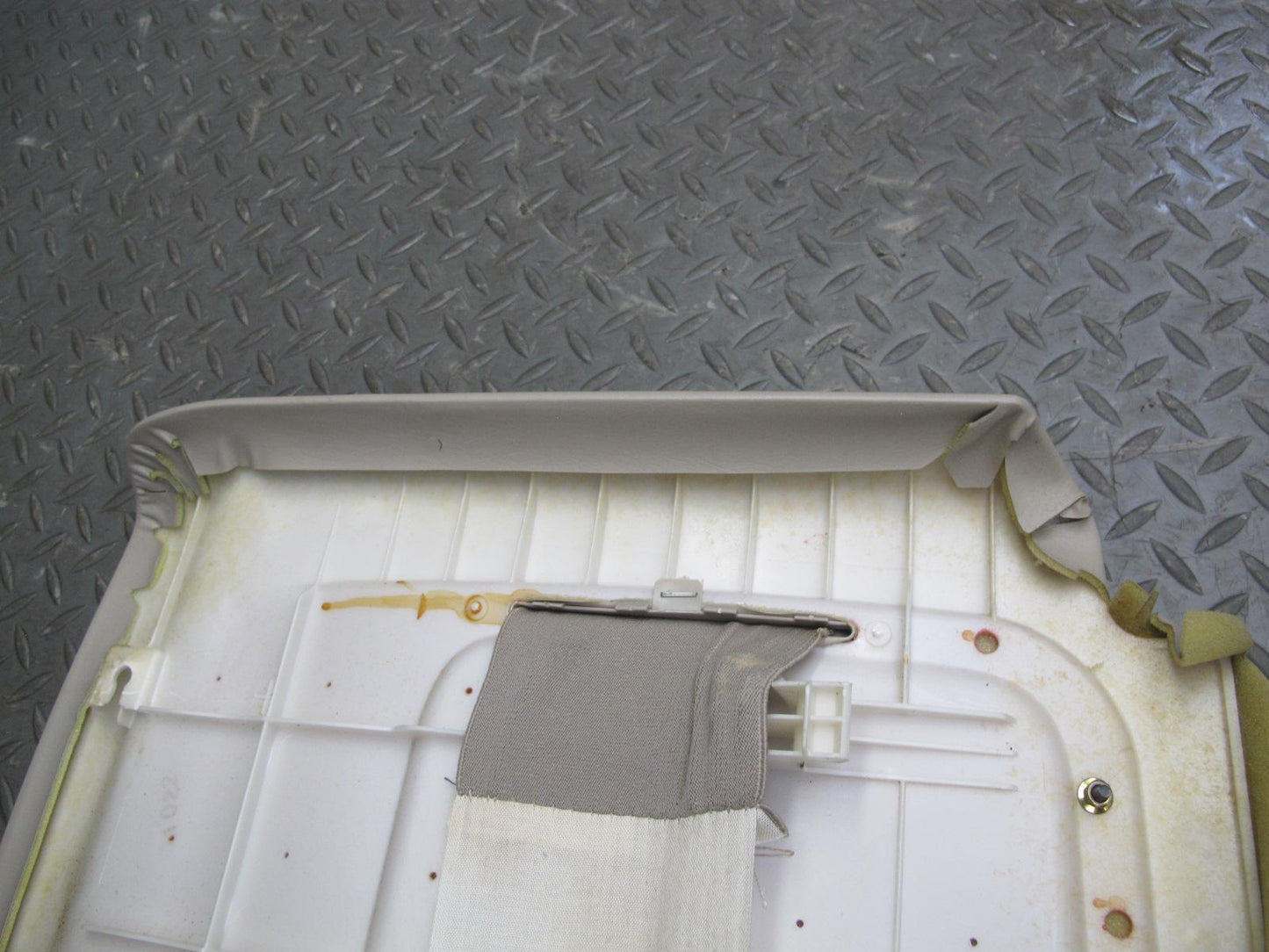 2003-2006 Lexus LX470 Front Left Driver Side Seat Back Rear Panel Ivory