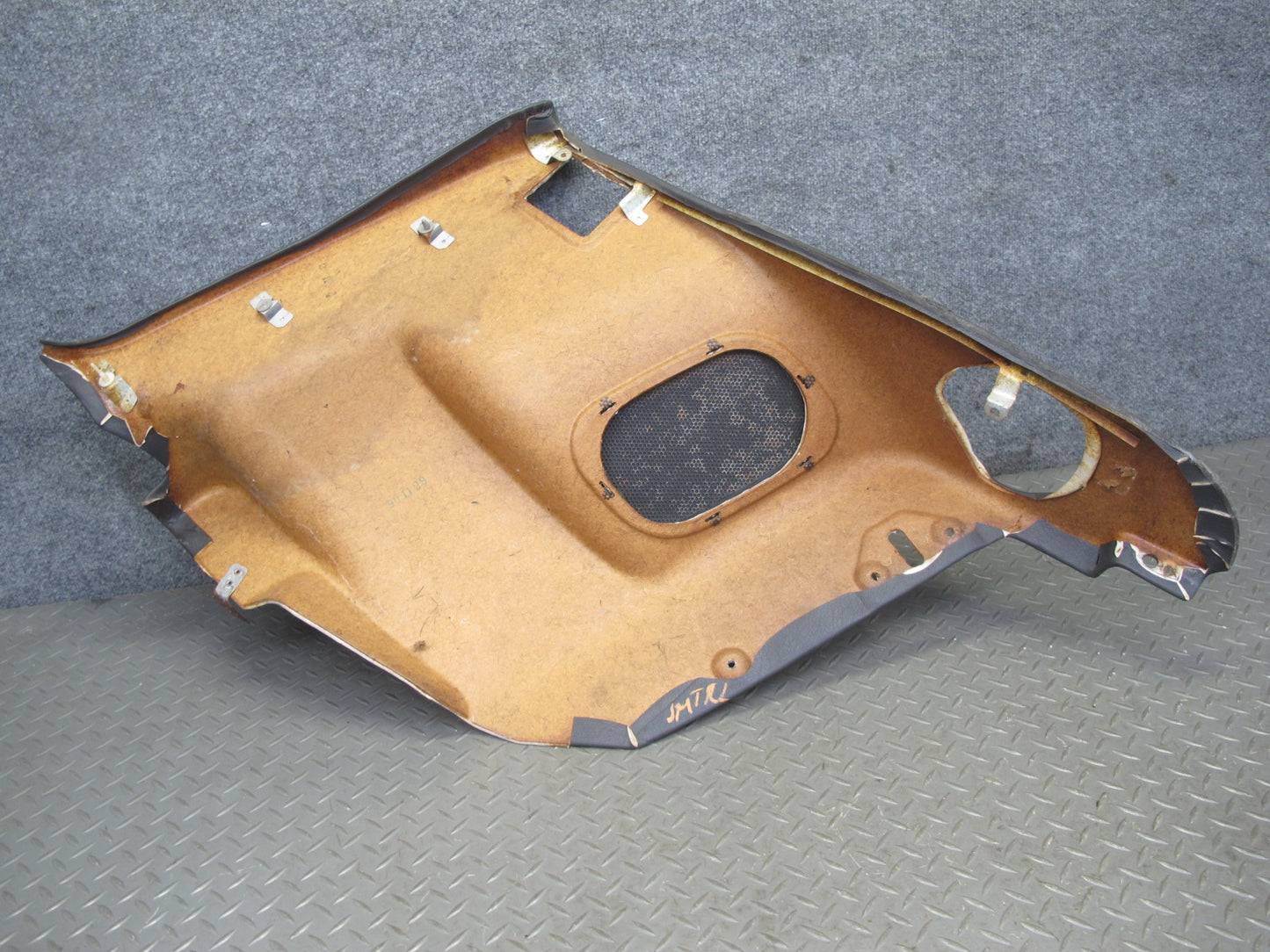 91-95 Mitsubishi 3000GT Set of 2 Rear Quarter Interior Trim Cover Panel Gray OEM