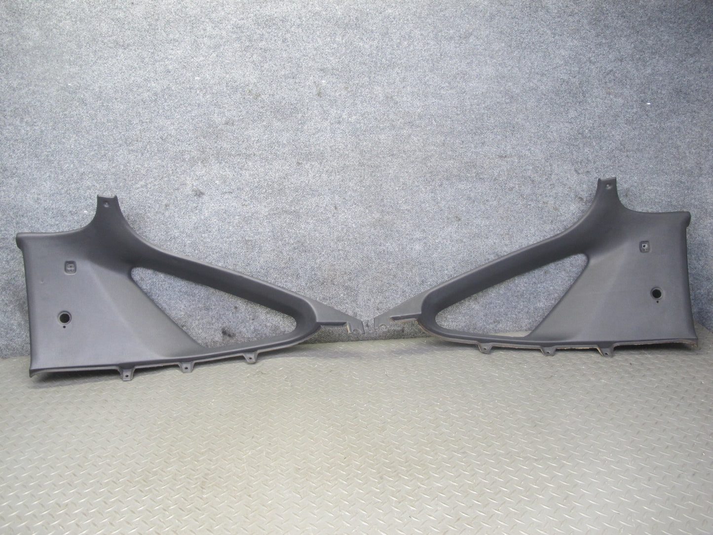 91-93 Mitsubishi 3000GT Set of 2 Rear Quarter Window Interior Trim Panel OEM