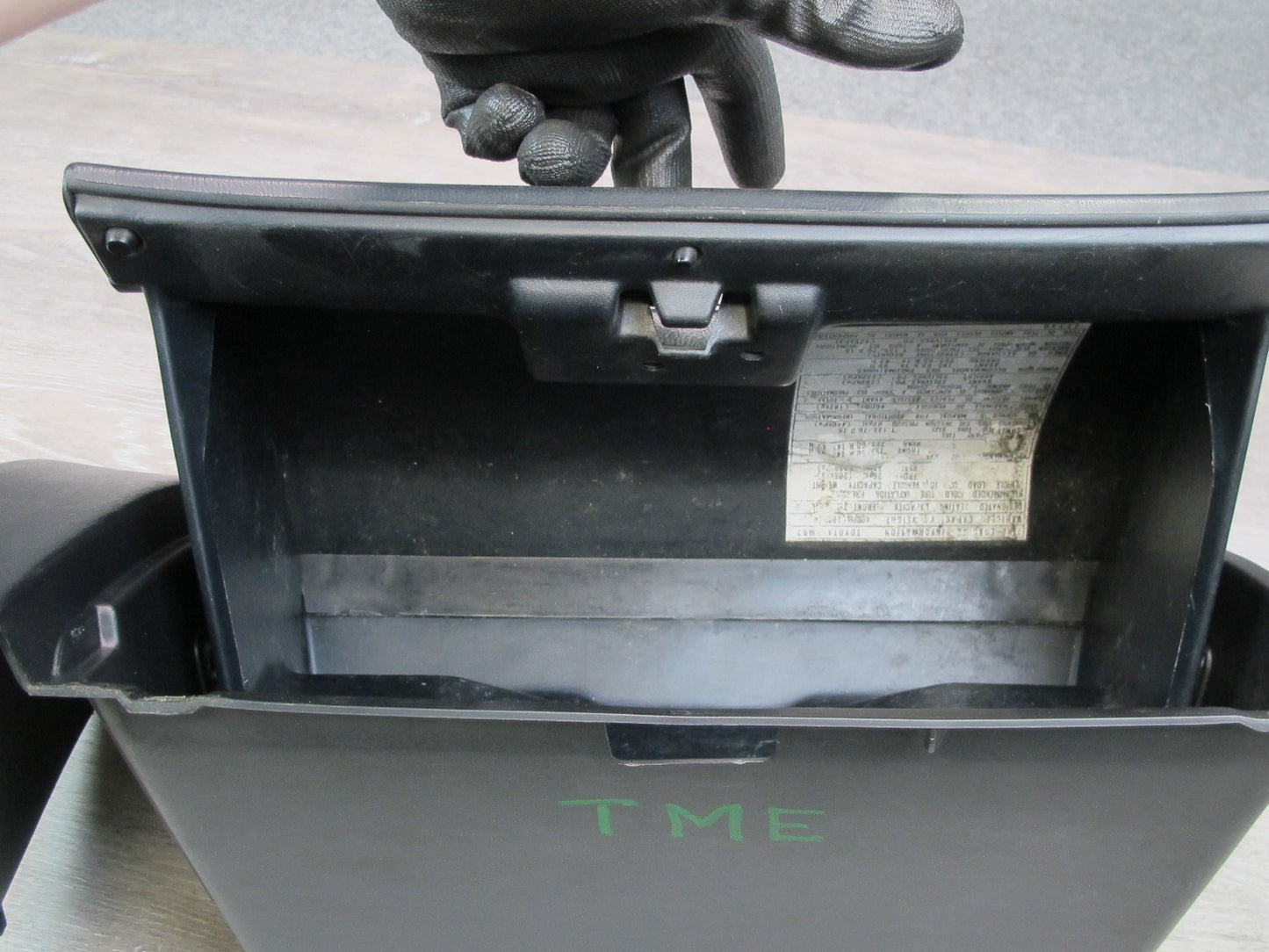 91-93 Toyota SW21L MR2 Dash Glove Box Storage Compartment Assembly Black OEM