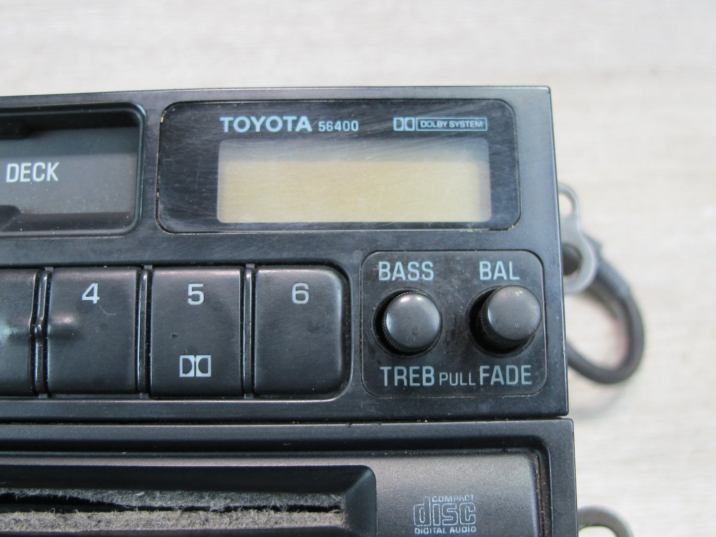 1991 Toyota SW21L MR2 Am/fm Radio Cassette CD Player Head Unit 08601-00801 OEM