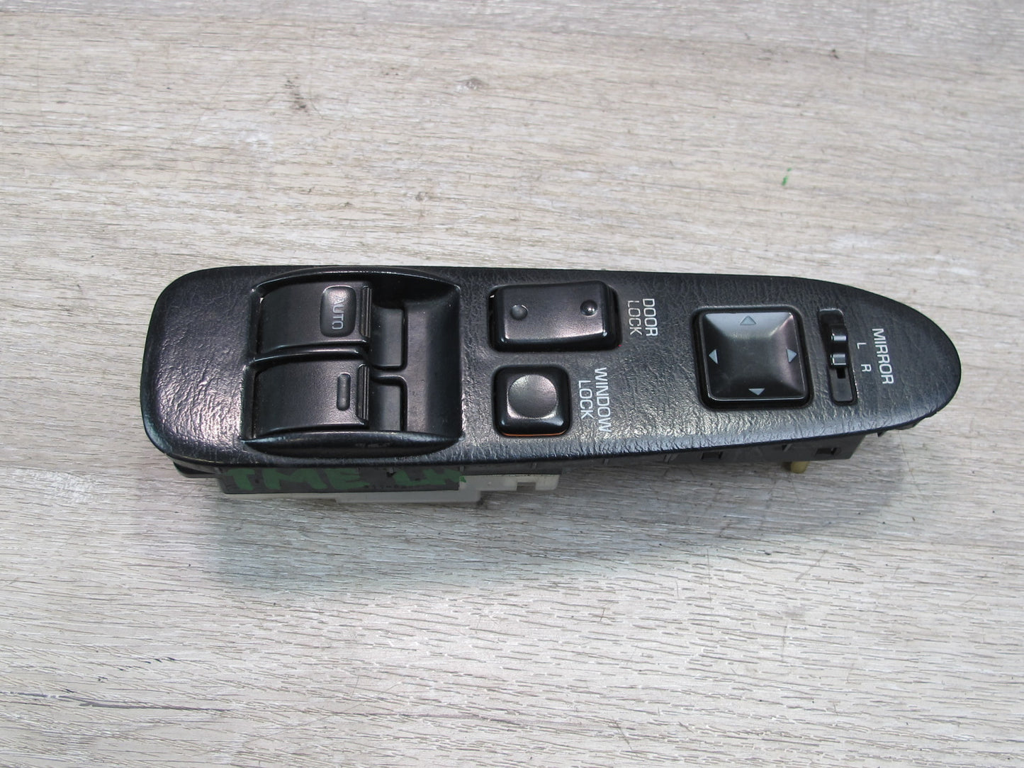 91-95 Toyota SW21L MR2 Set of 2 Left & Right Door Window Mirror Switch Black OEM